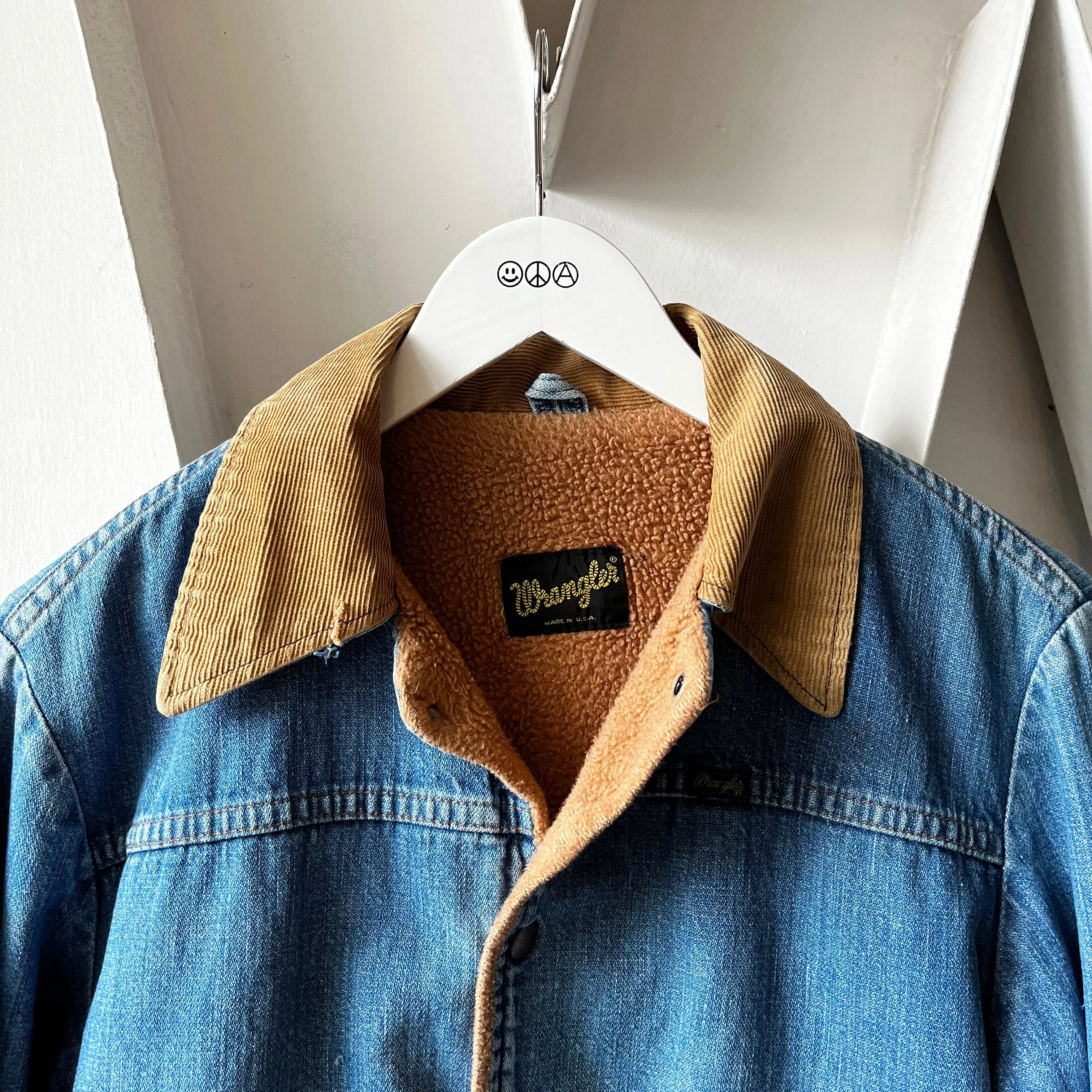 80’s Wrangler Lightwash Trucker Jacket - Small