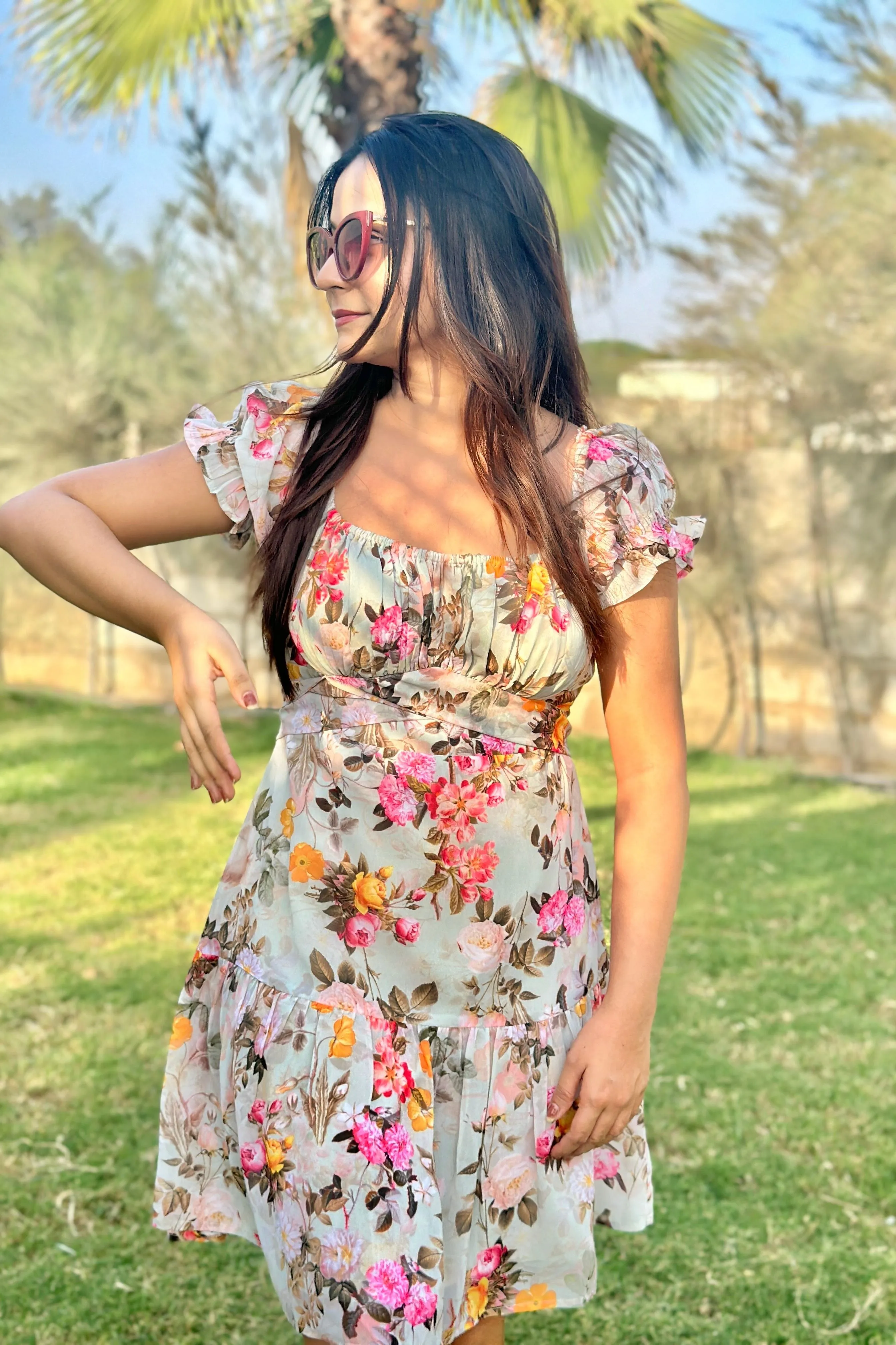Alicia Floral Dress