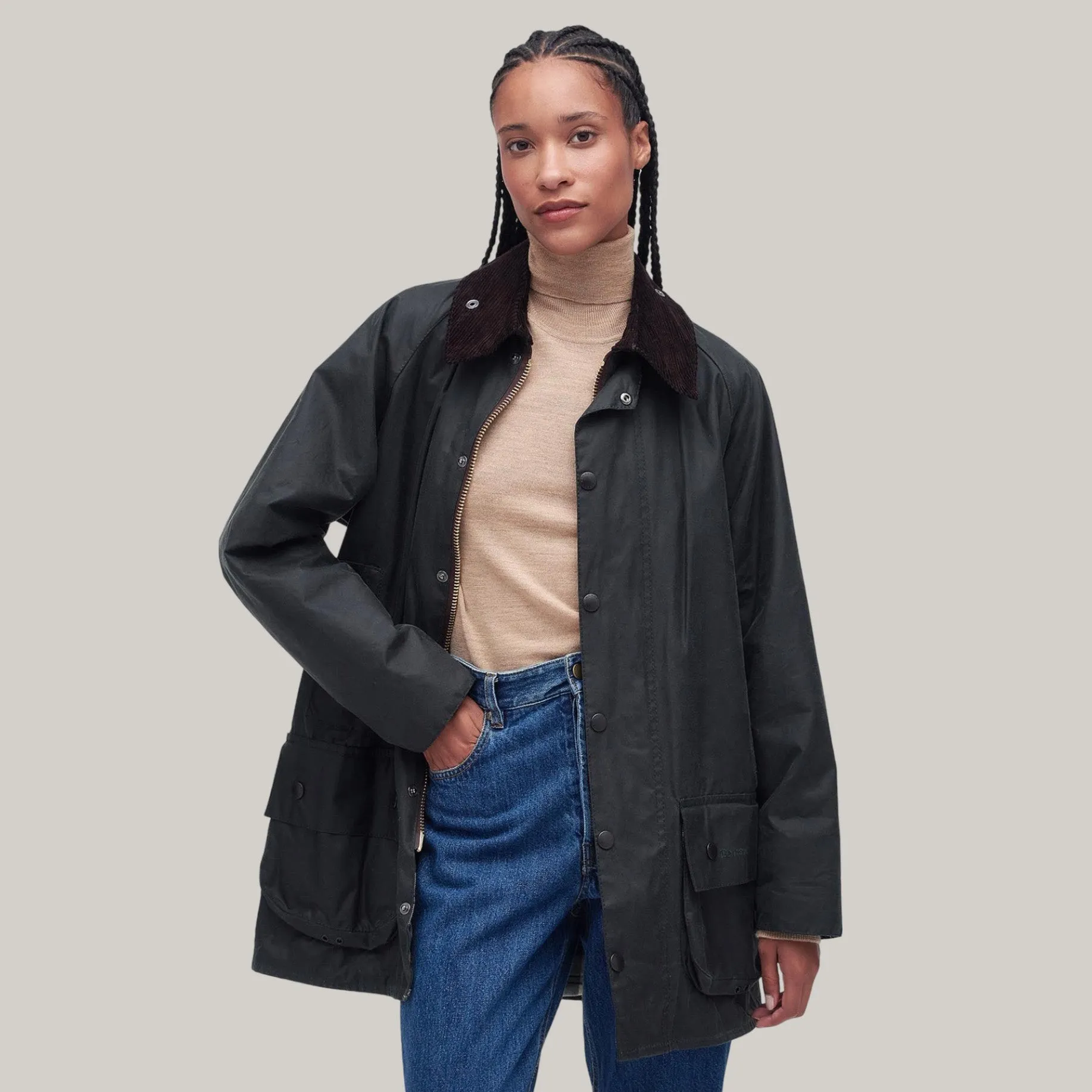 BARBOUR BEAUFORT JACKET - SAGE