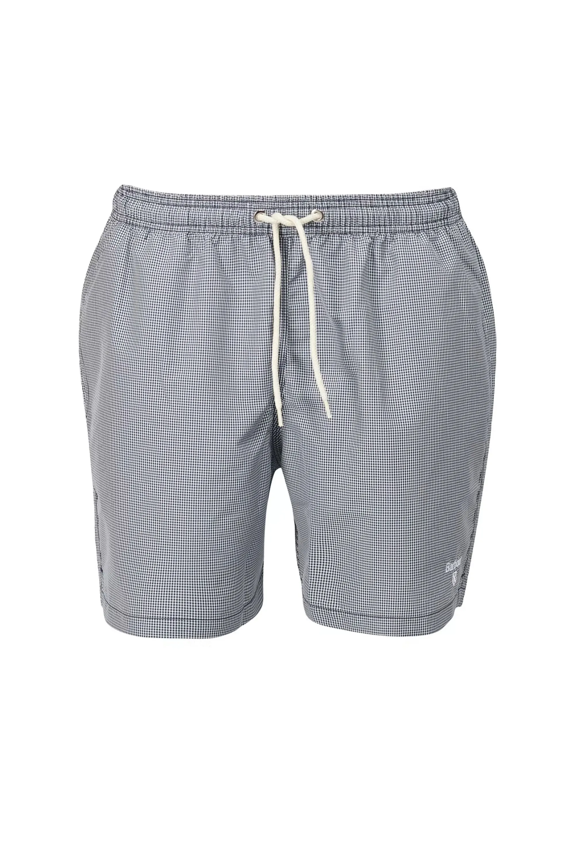 Barbour Gingham Swim Shorts Navy