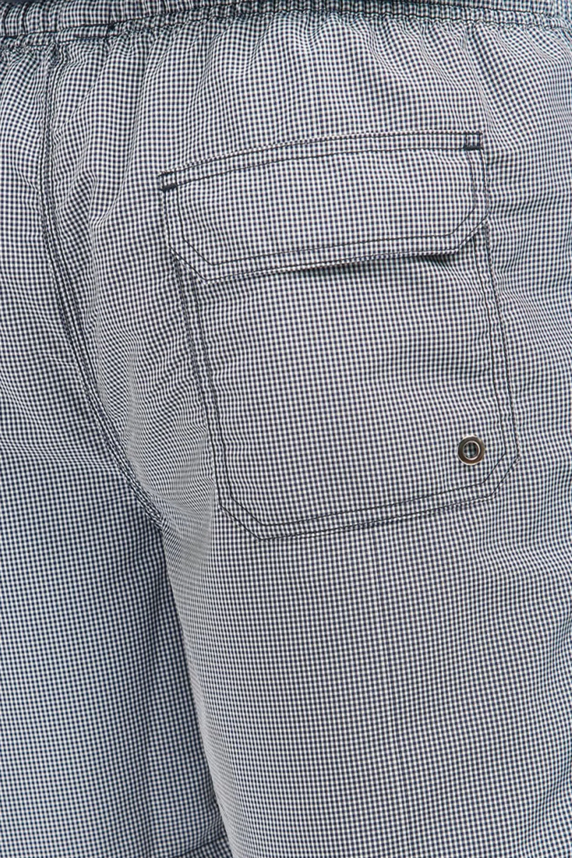 Barbour Gingham Swim Shorts Navy