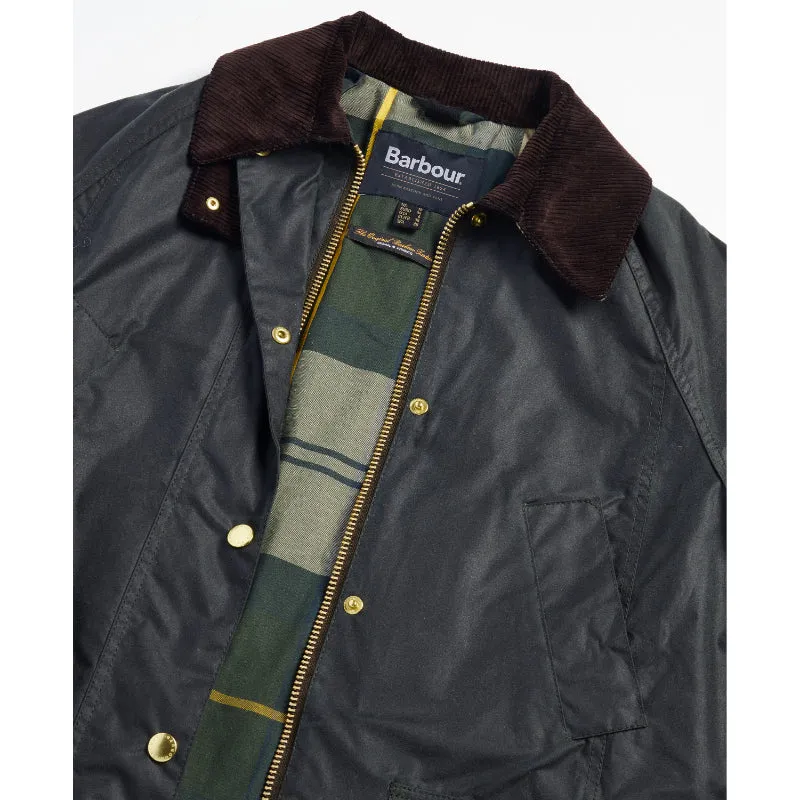 Barbour Long Beadnell Ladies Wax Jacket - Sage/Ancient