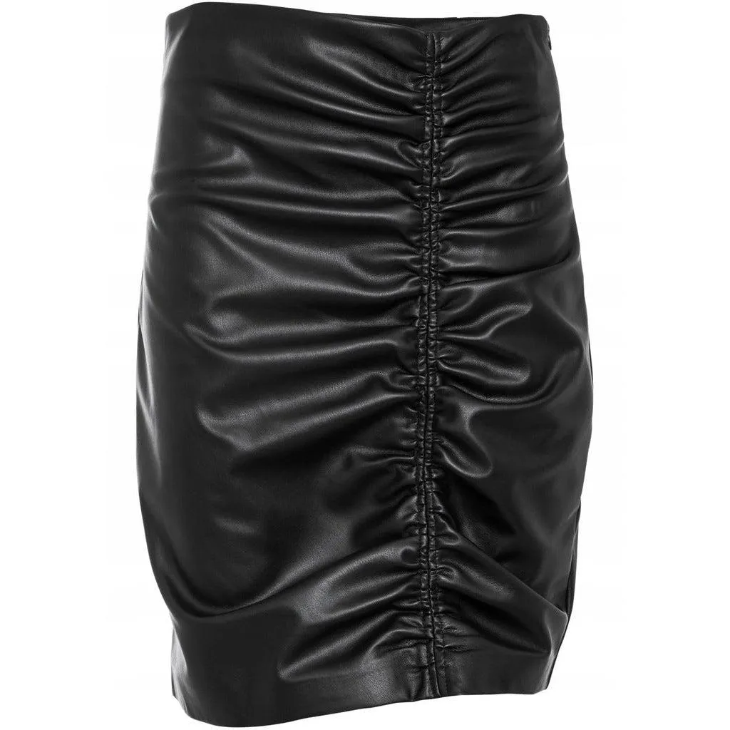 Bodyflirt Black Pleather Skirt