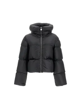 Boxy Hooded Down Jacket
