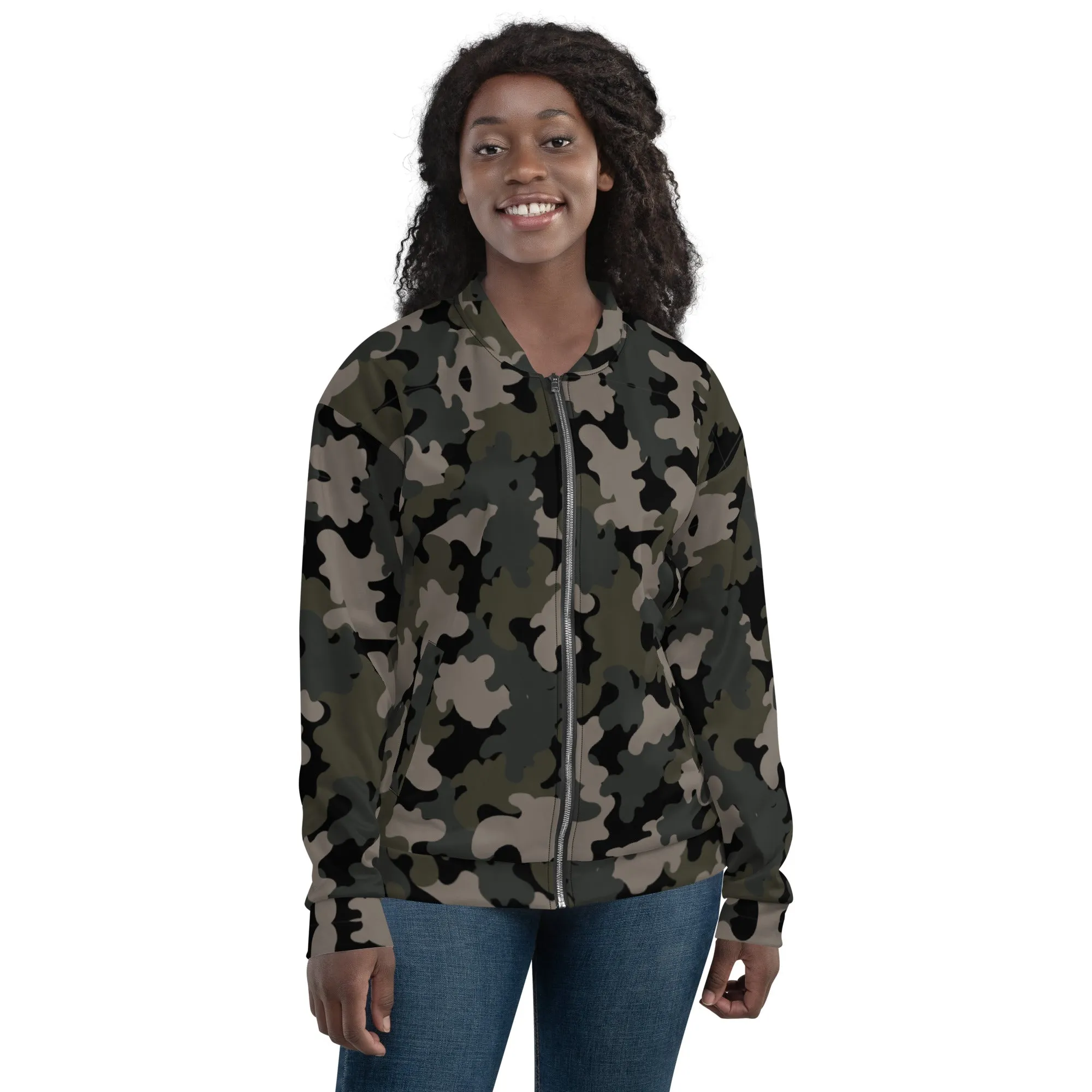 Camo Bomber Jacket