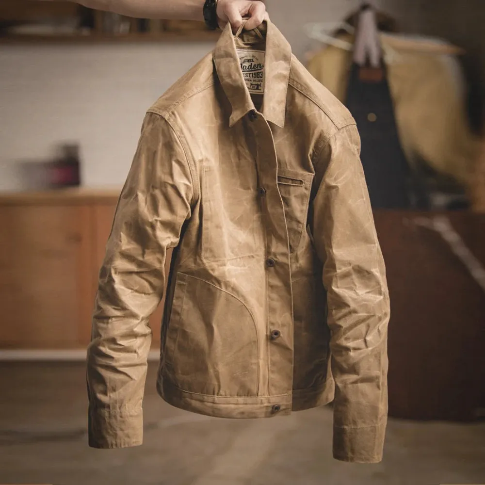 Canvas Oil Wax Jacket | WYATT