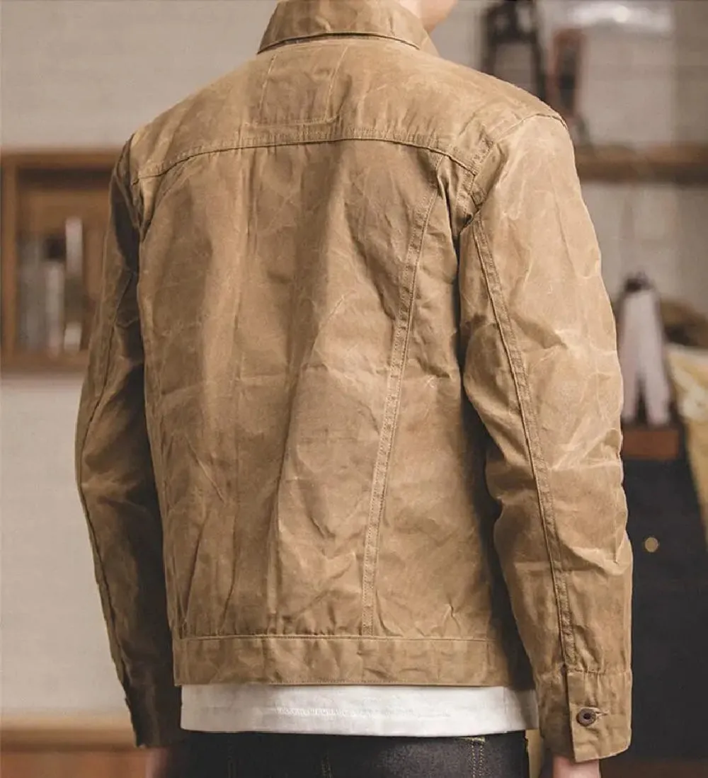 Canvas Oil Wax Jacket | WYATT