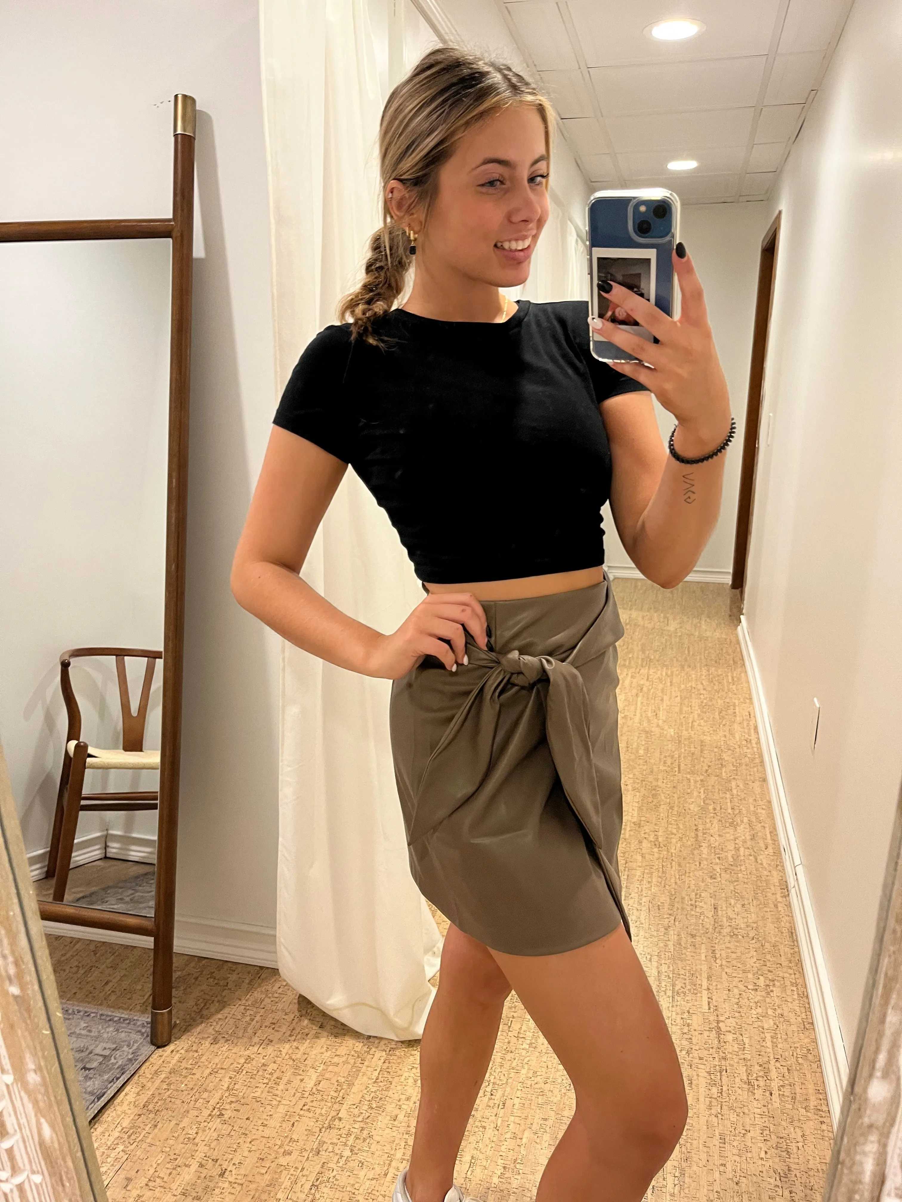 Cocoa Brown Mini Skirt