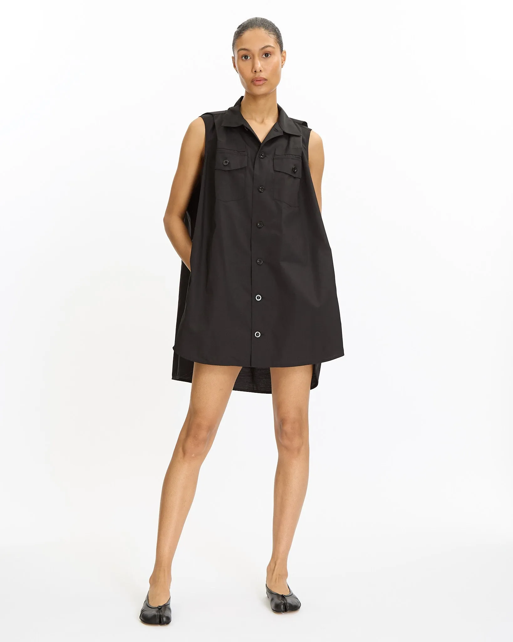 Cotton Poplin Dress
