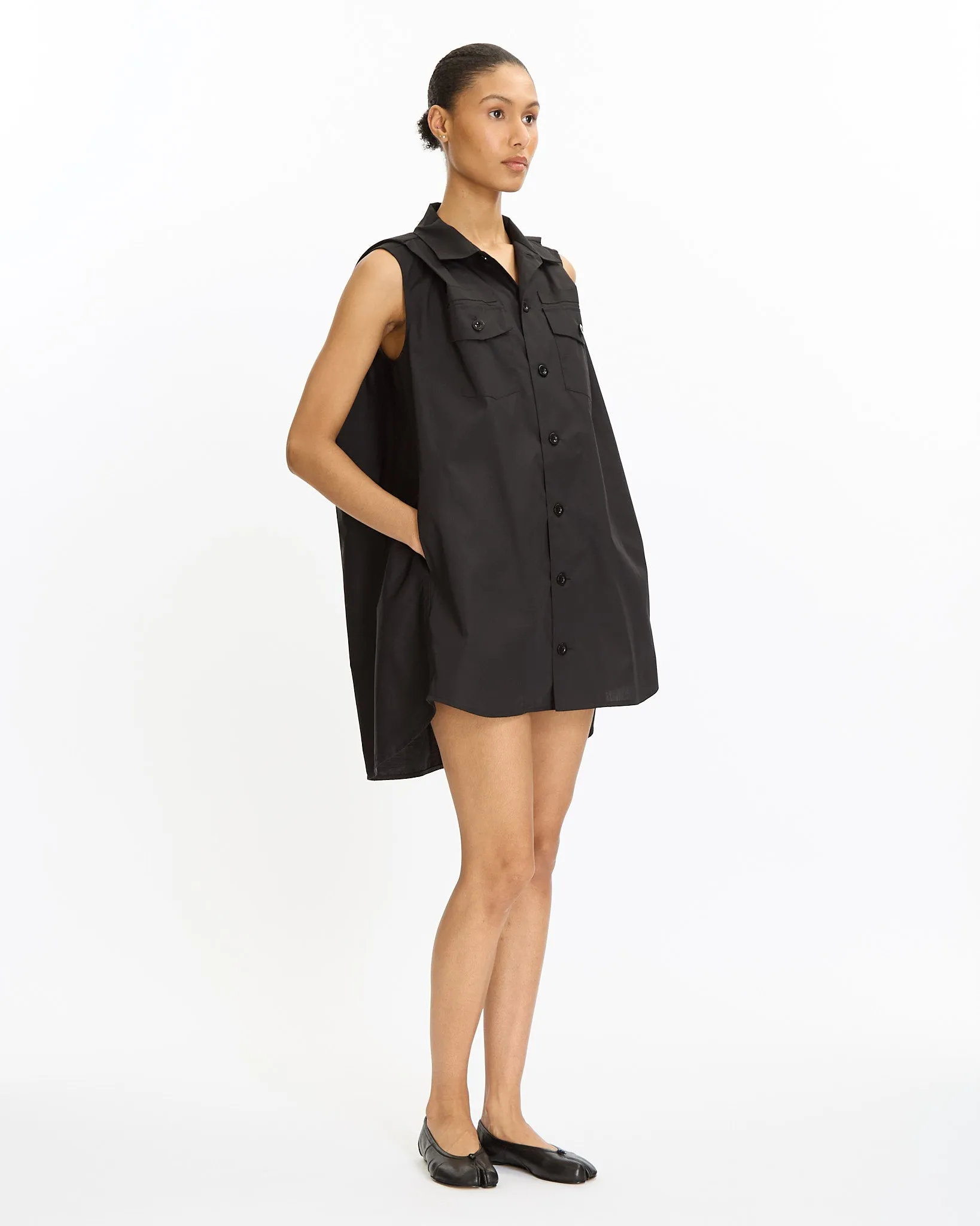 Cotton Poplin Dress