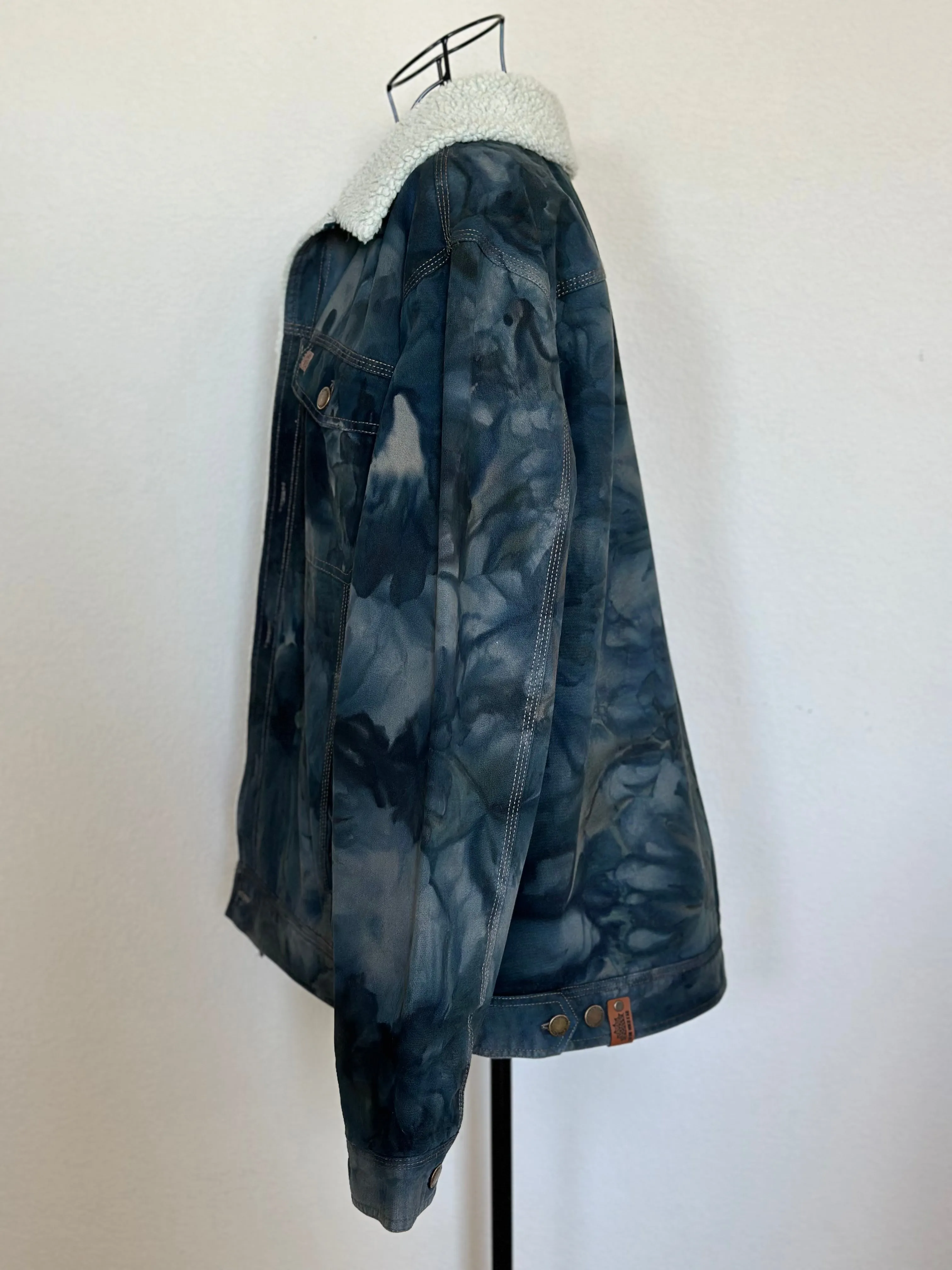 Custom Coleman Sherpa Lined Jacket in ‘Raven’ for Melissa