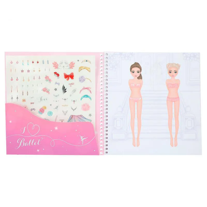 Depesche Topmodel Dress Me Up Stickerbook Ballet