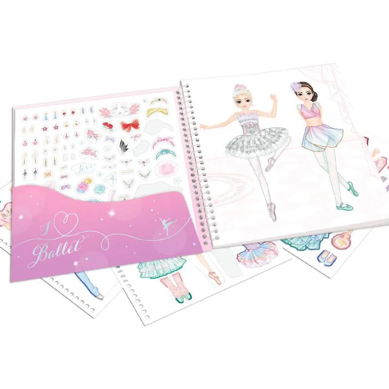 Depesche Topmodel Dress Me Up Stickerbook Ballet