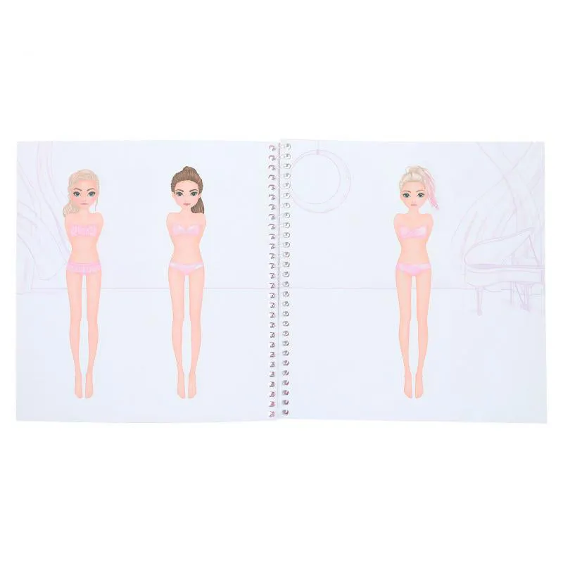Depesche Topmodel Dress Me Up Stickerbook Ballet