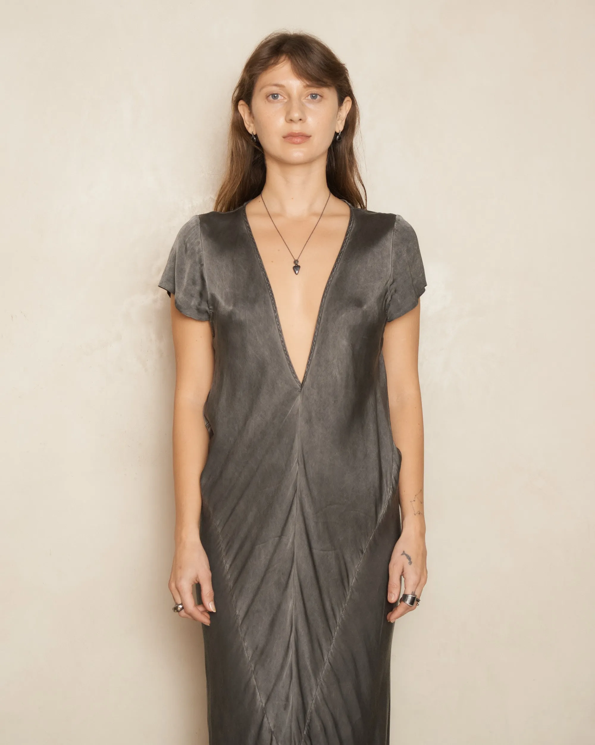 Distressed Grey Cannes Dress