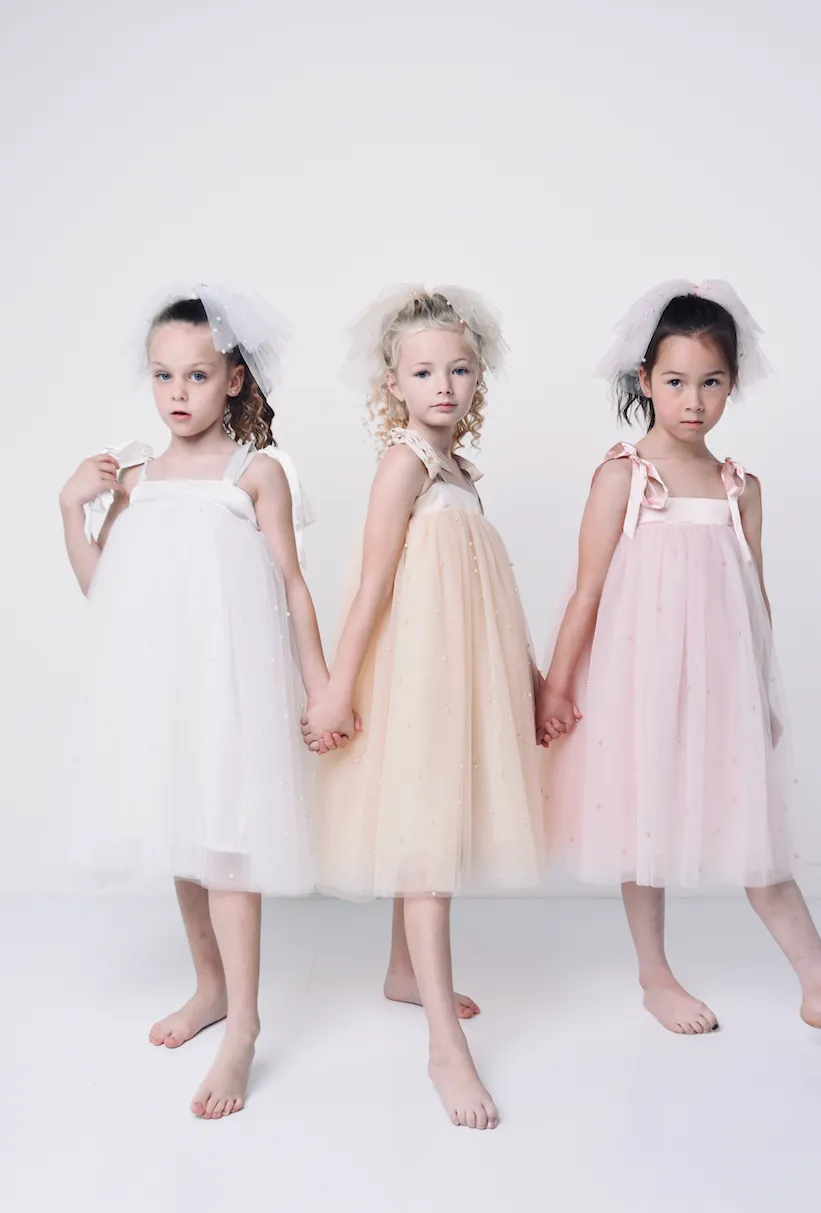 DOLLY® PEARL 2-CUTE TULLE DRESS cream  ⚪