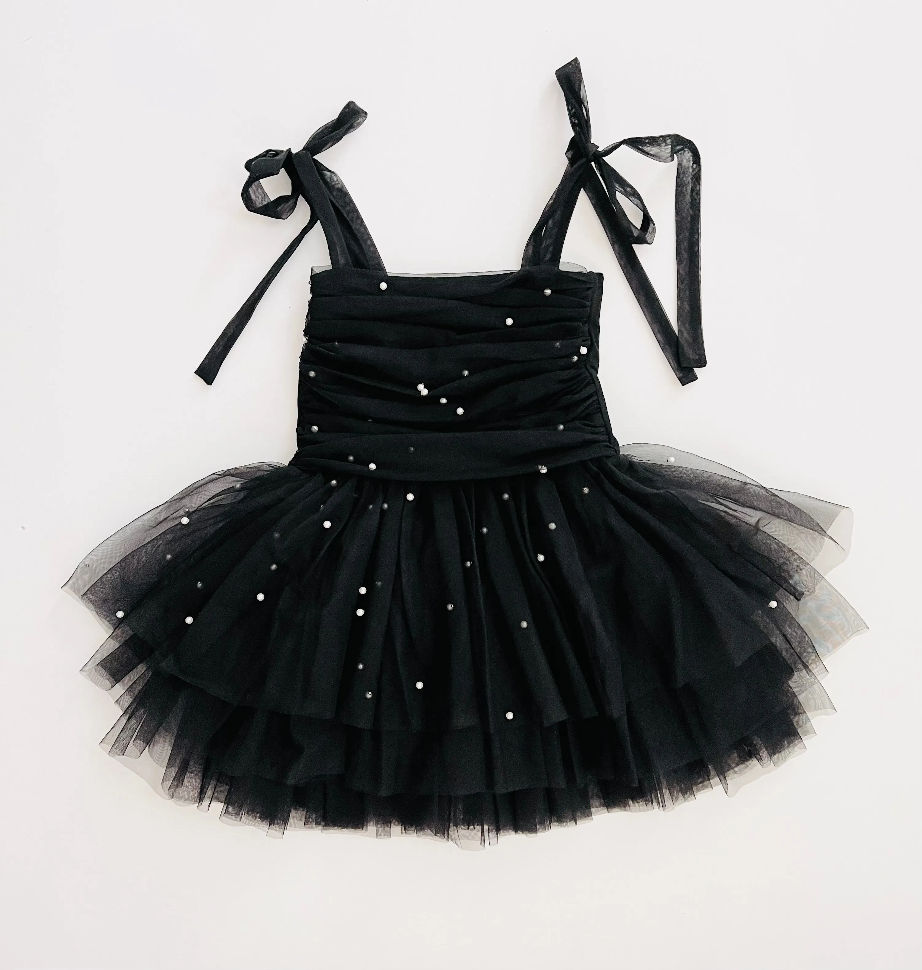 DOLLY® PEARL TULLE BALLERINA DRESS black  ⚪