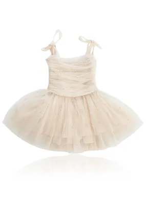 DOLLY® PEARL TULLE BALLERINA DRESS cream  ⚪
