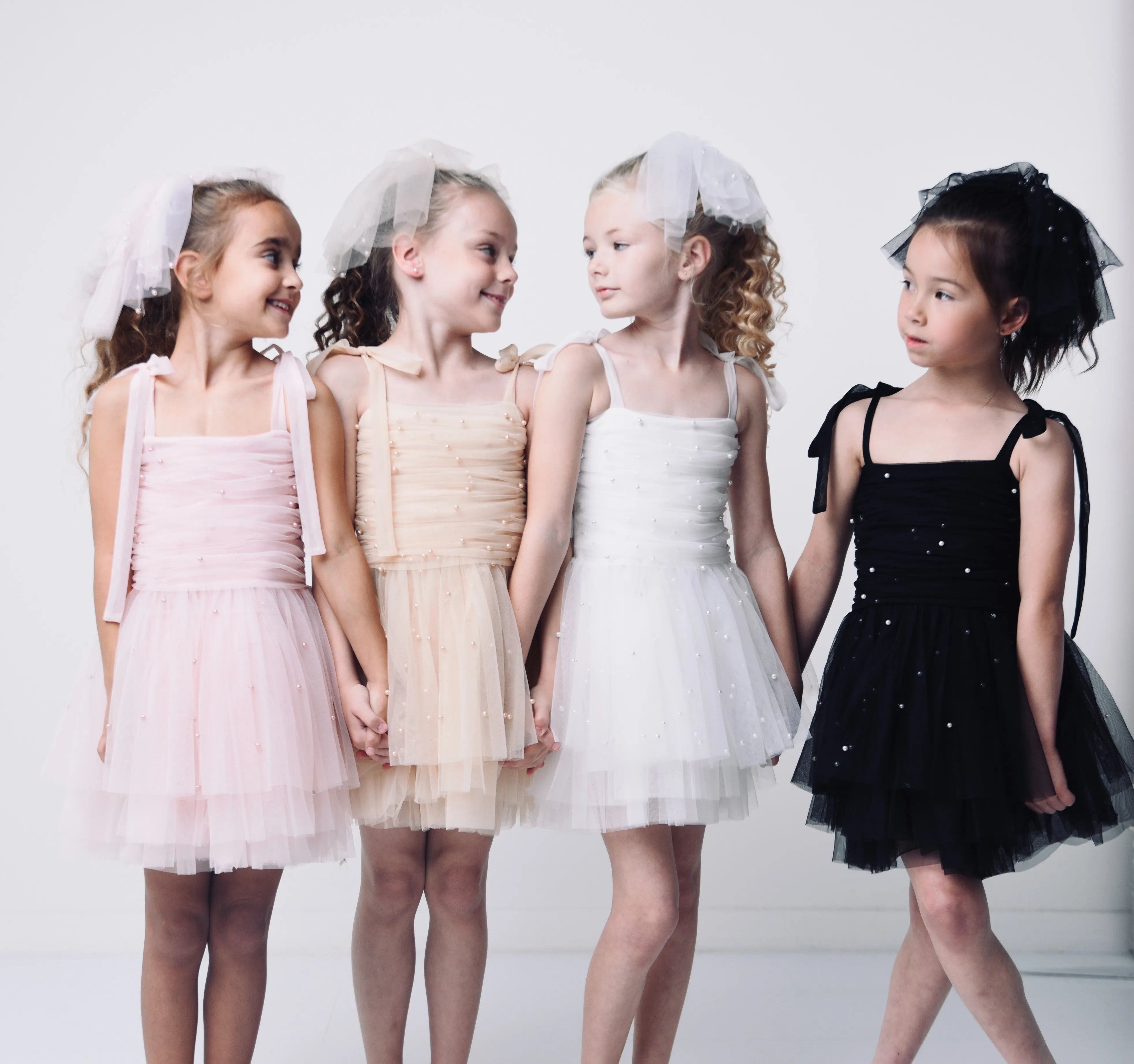 DOLLY® PEARL TULLE BALLERINA DRESS cream  ⚪