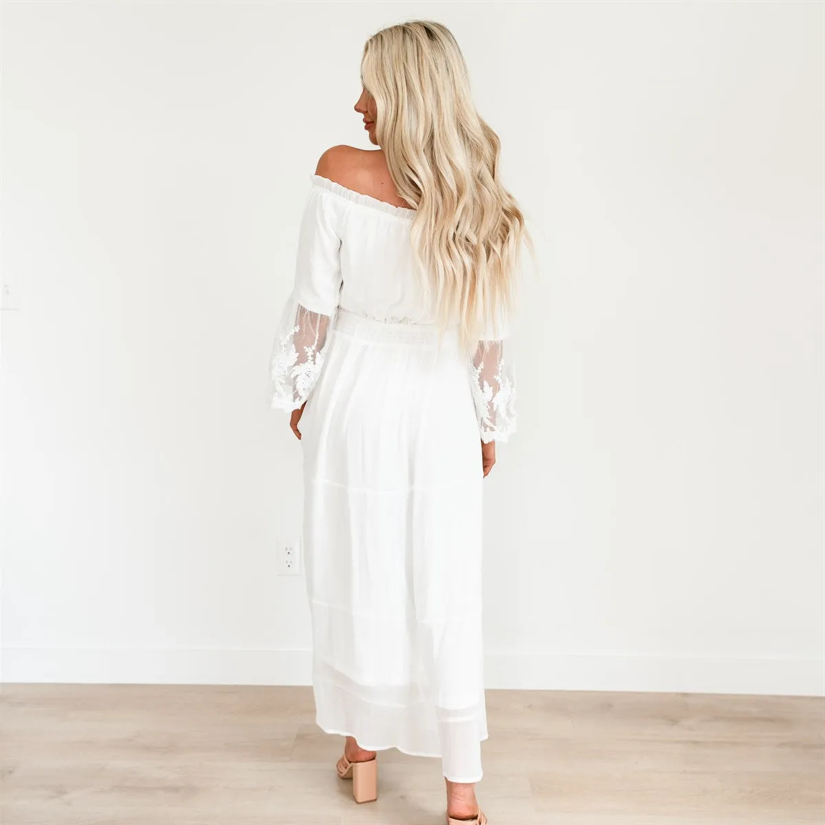 Embroidered Maxi Dress