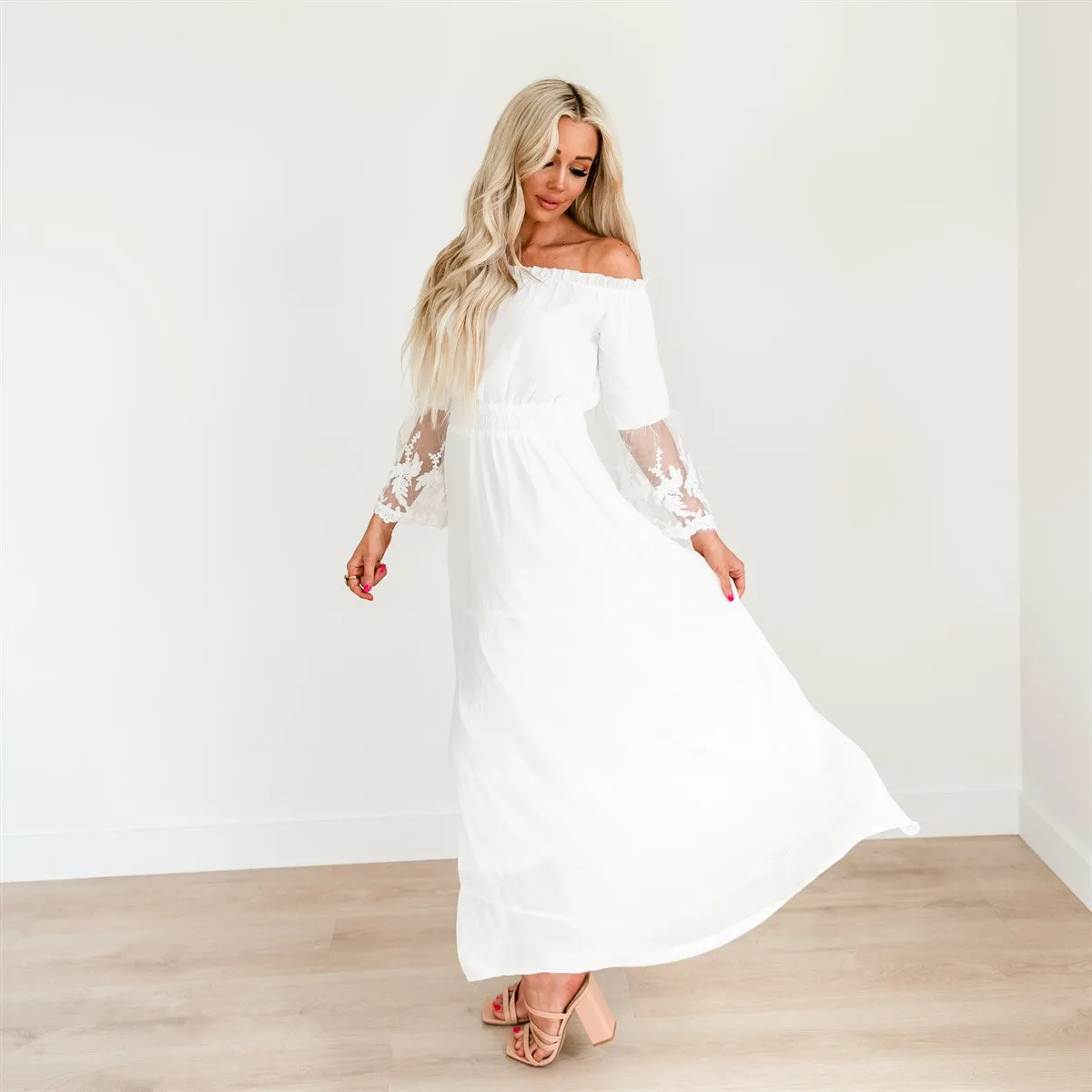 Embroidered Maxi Dress