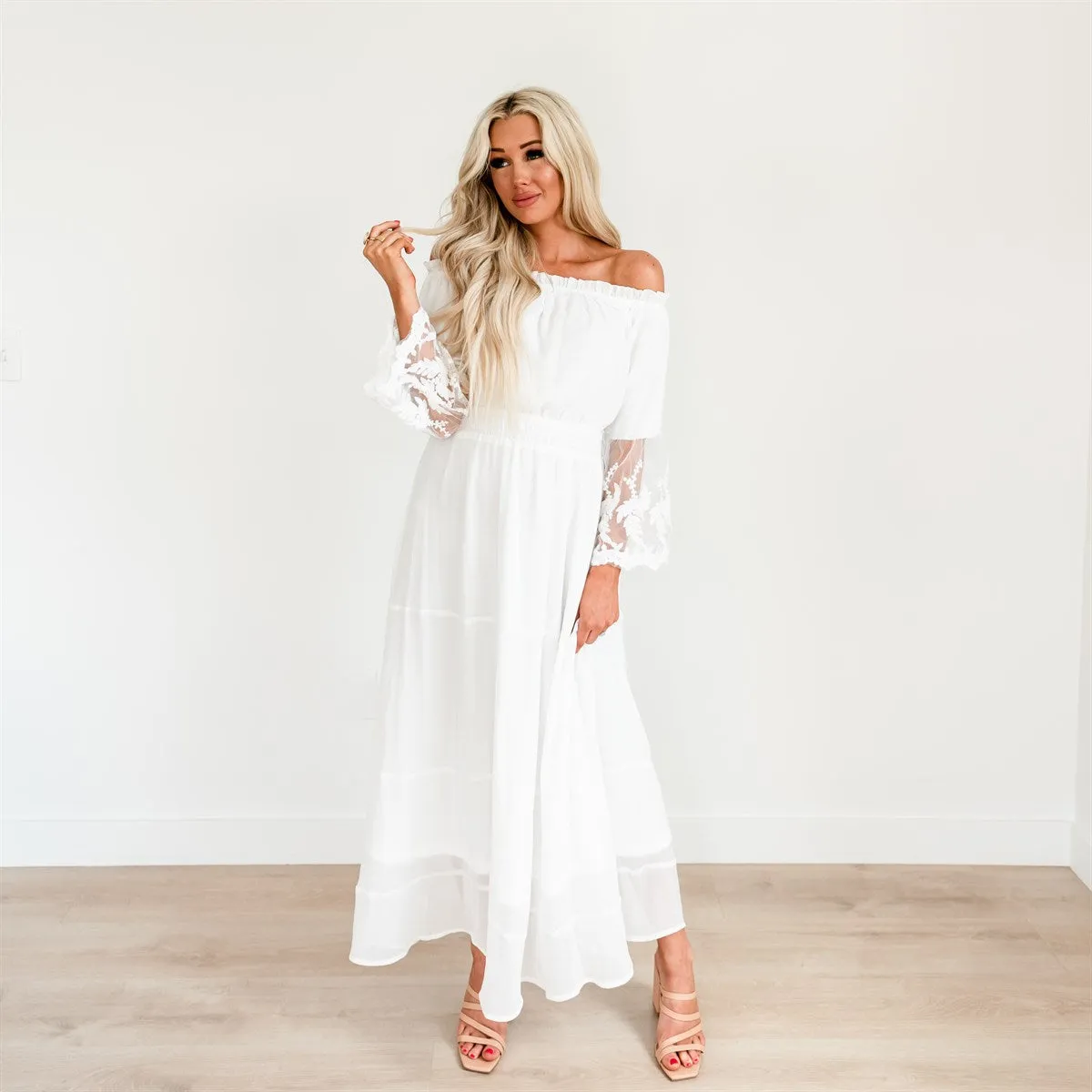 Embroidered Maxi Dress