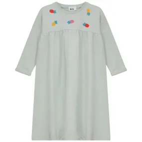 EMBROIDERED PINEAPPLES DRESS
