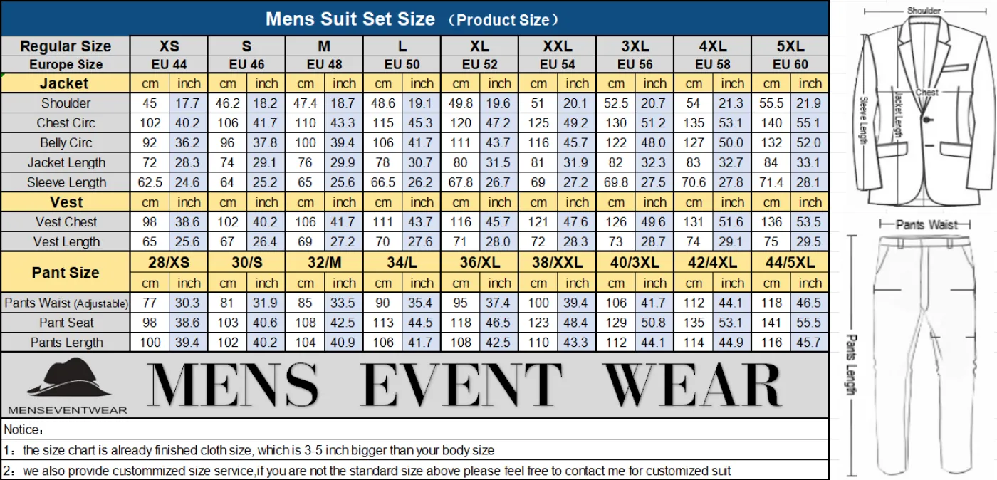 Fashion 2 Pieces Mens Patterned Suit Flat Shawl Lapel Tuxedos（Blazer Pants）