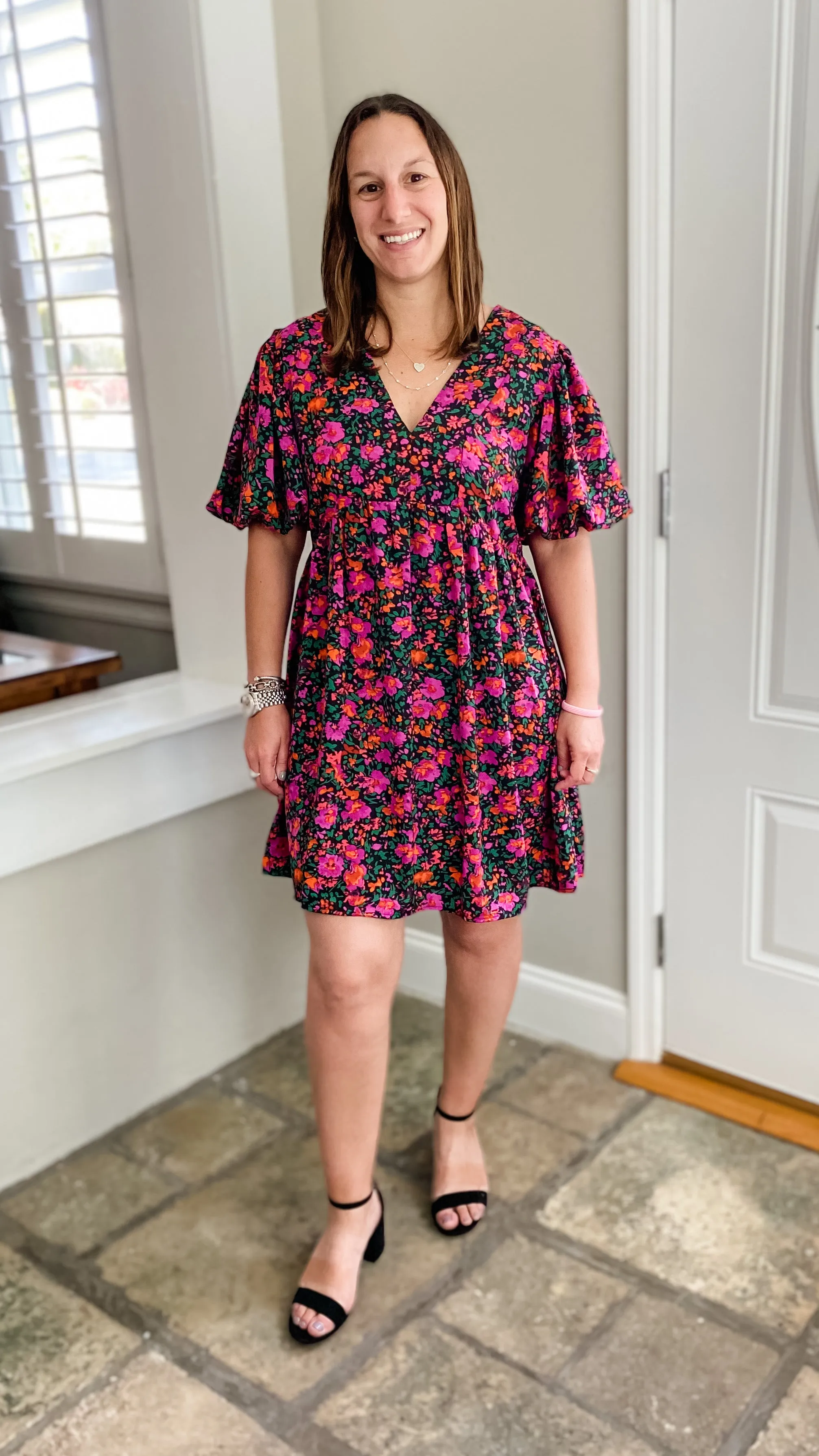Flowers At Night Dress