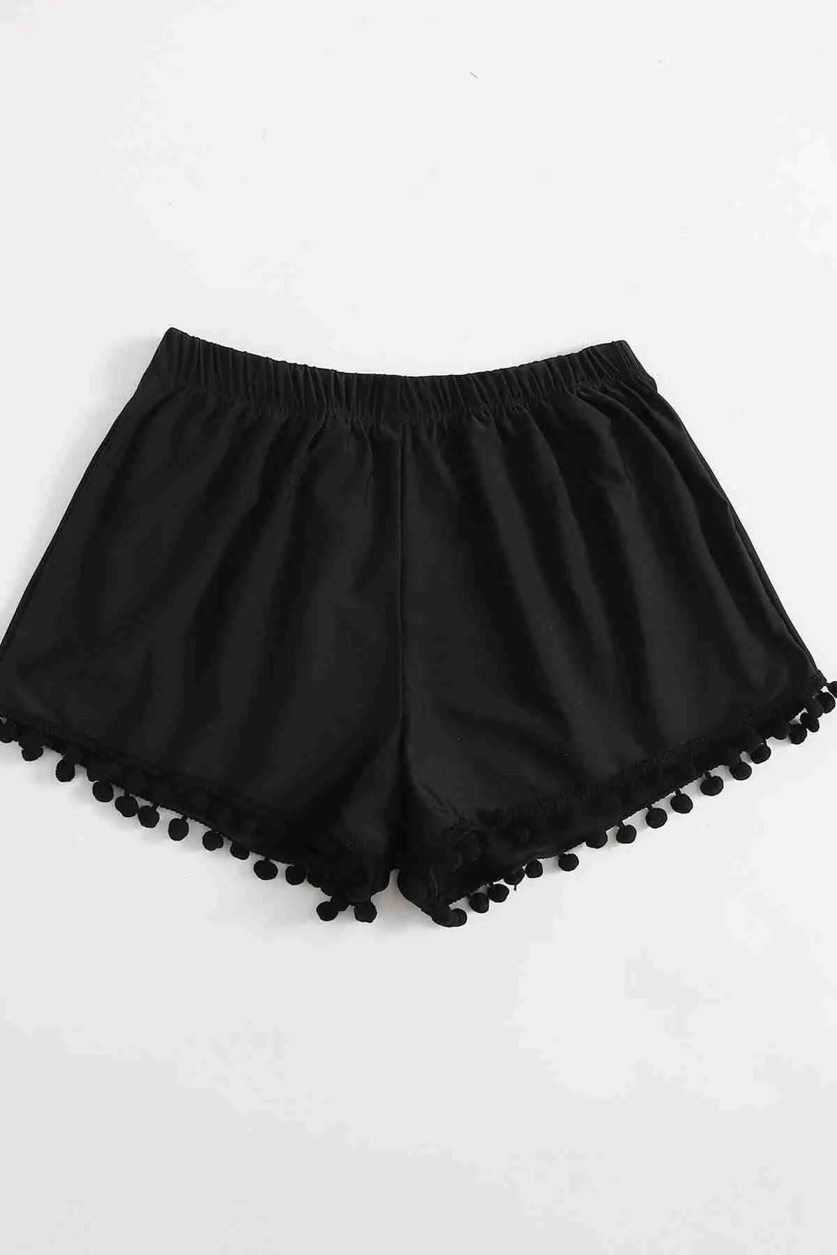 IGR Women Angelsin Pom Pom Stylish Swim Shorts Black - Weslaco