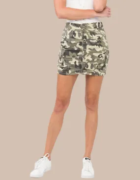 Kancan Mid Rise Cargo Mini Skirt