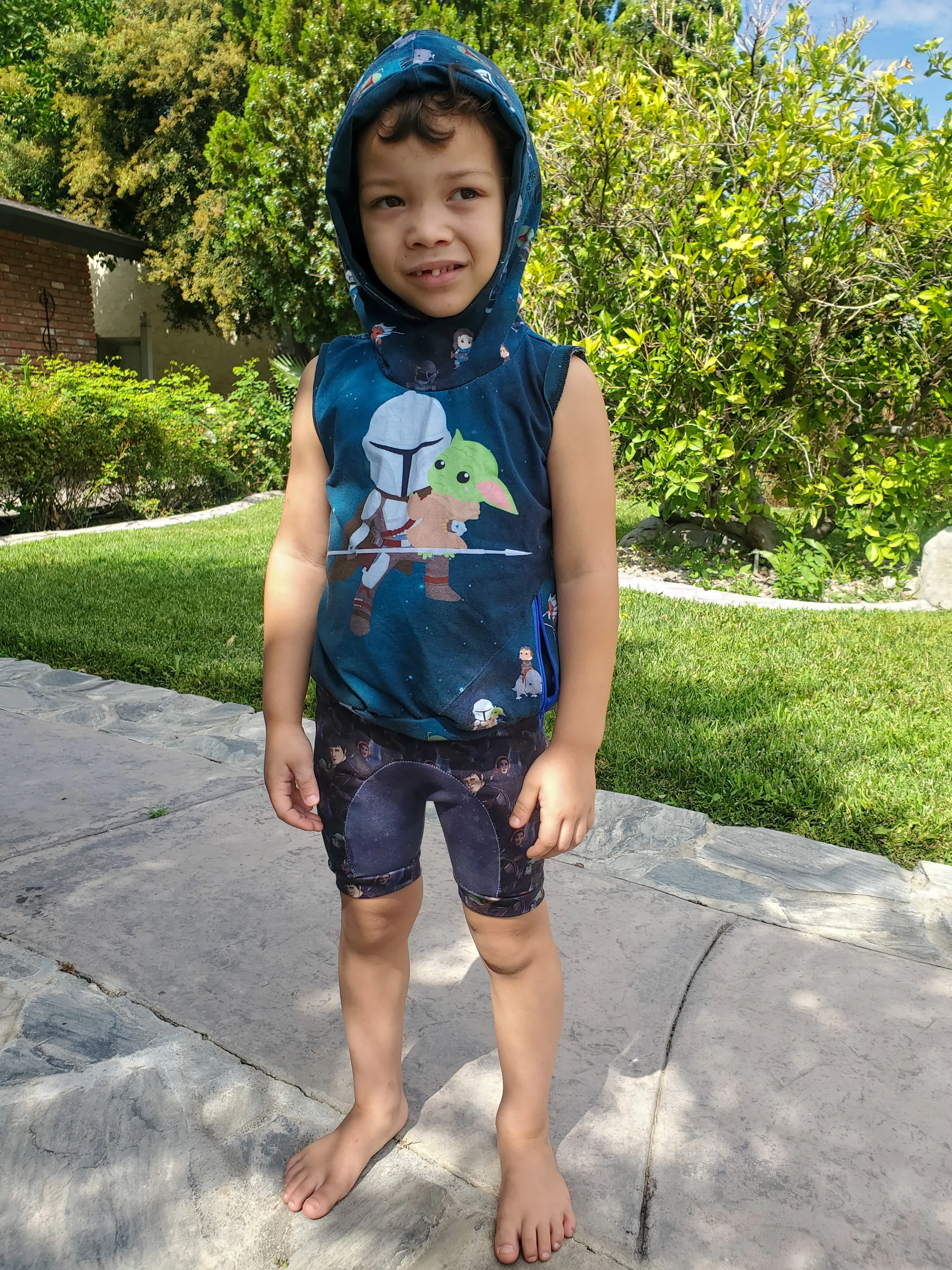 KIDS SIZE Lil' Rocker Shorties - PDF - Digital Pattern File for garment sewing