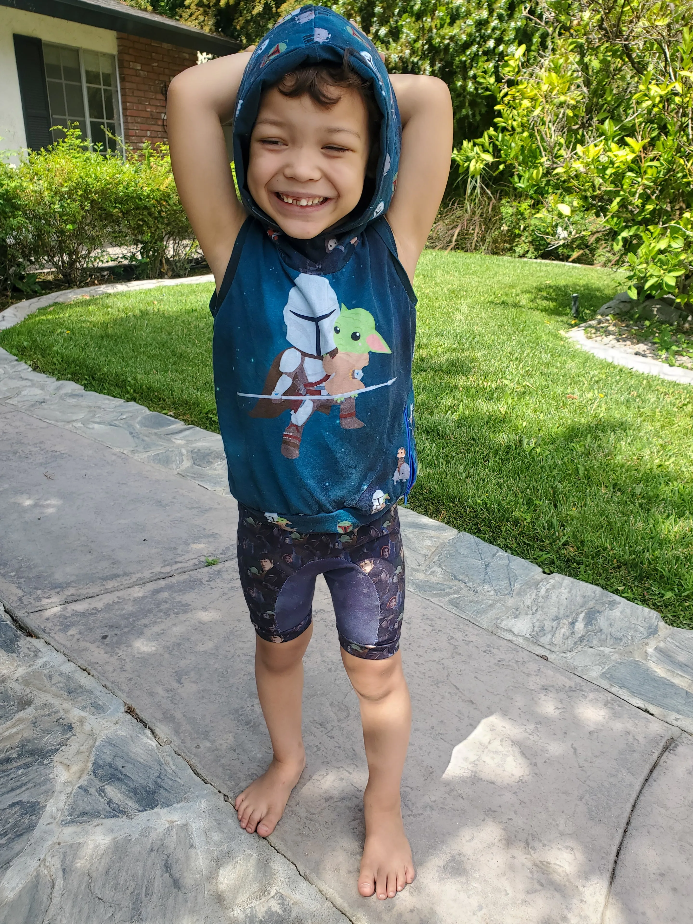 KIDS SIZE Lil' Rocker Shorties - PDF - Digital Pattern File for garment sewing