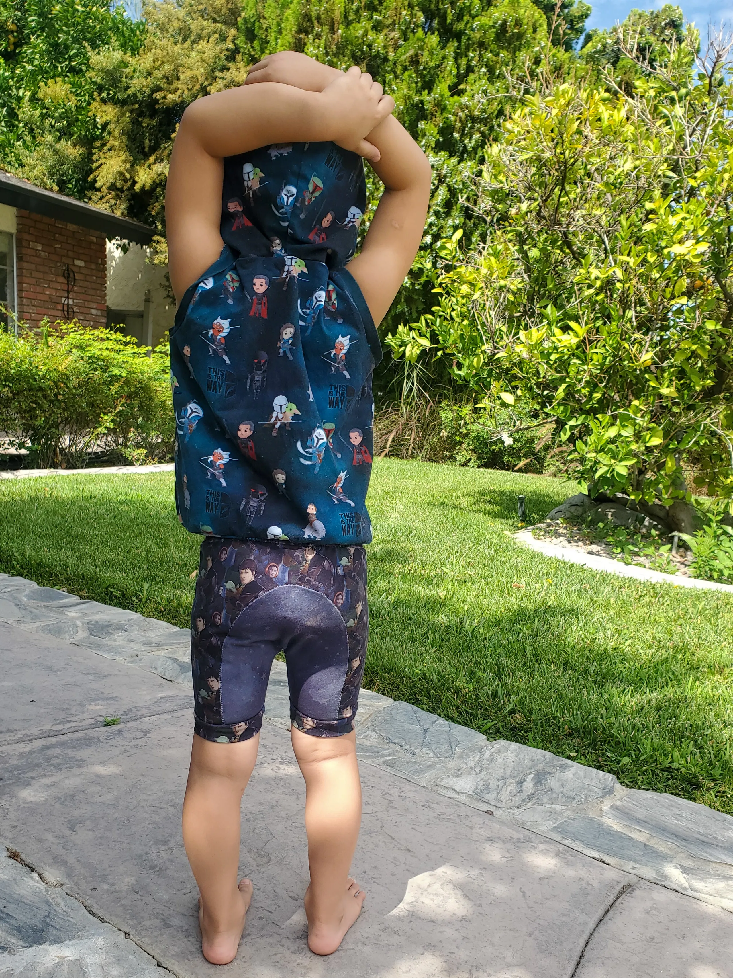 KIDS SIZE Lil' Rocker Shorties - PDF - Digital Pattern File for garment sewing