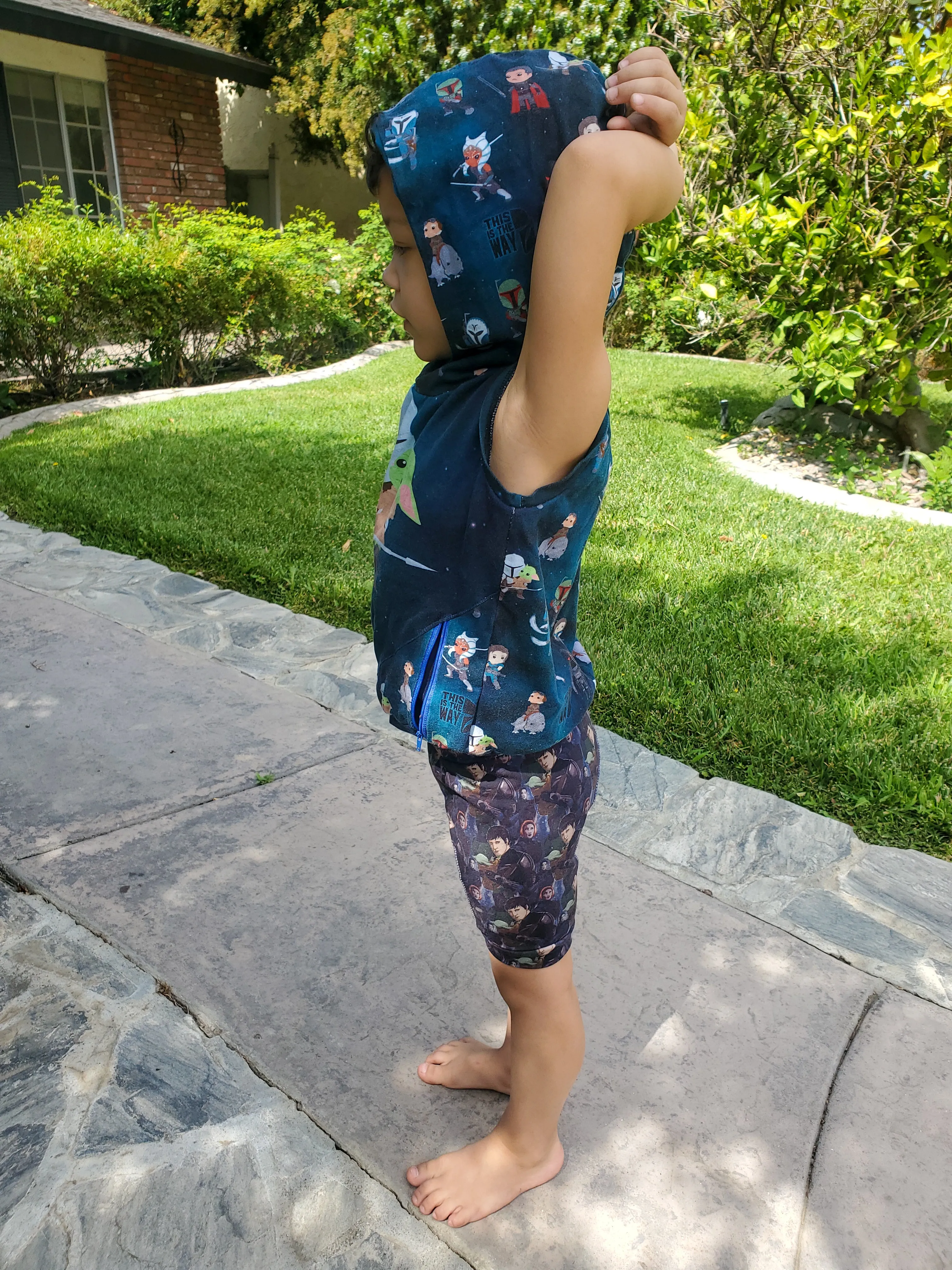 KIDS SIZE Lil' Rocker Shorties - PDF - Digital Pattern File for garment sewing