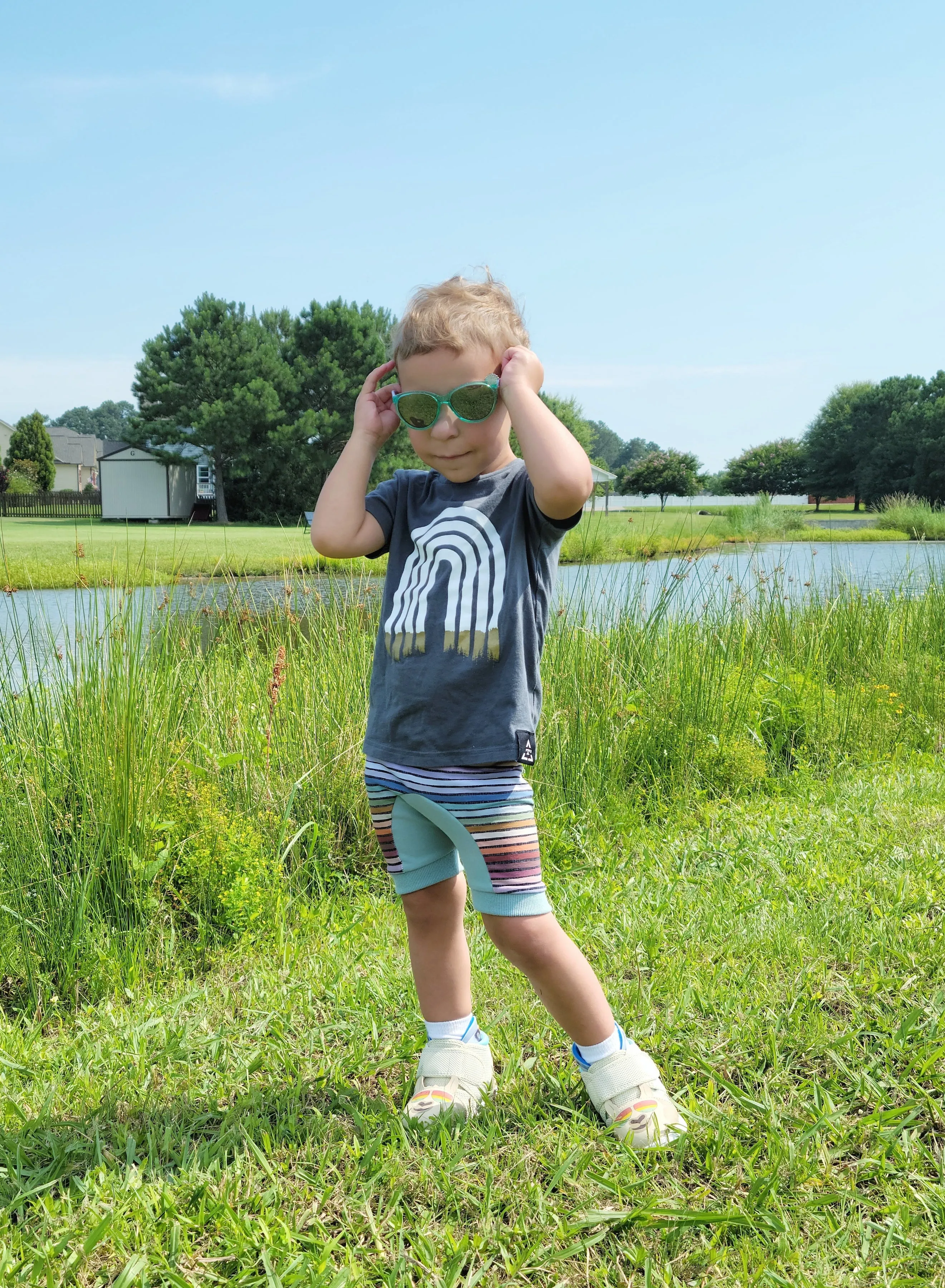 KIDS SIZE Lil' Rocker Shorties - PDF - Digital Pattern File for garment sewing