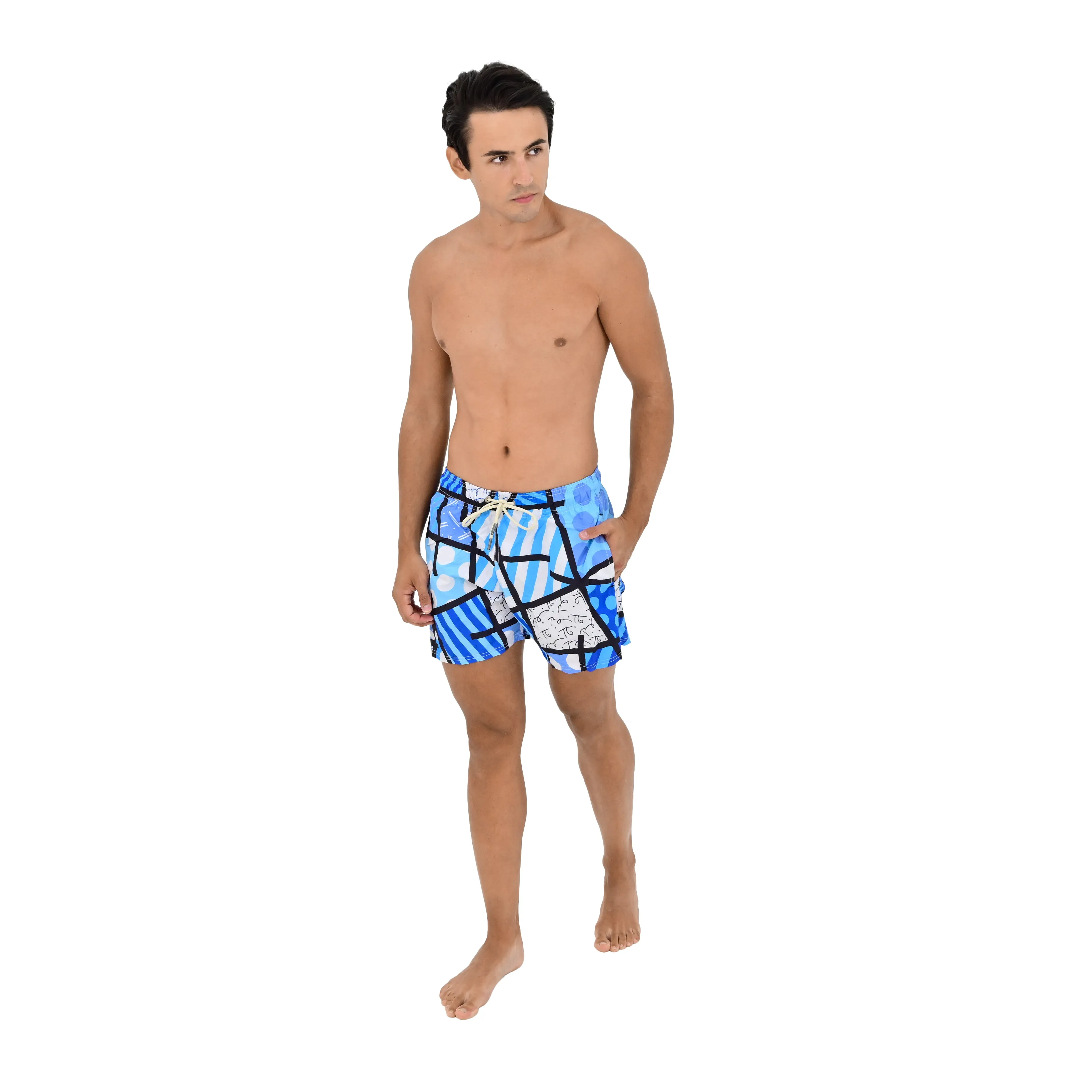 Limited Edition - BRITTO®  Shorts - BLUE LANDSCAPE - MEN
