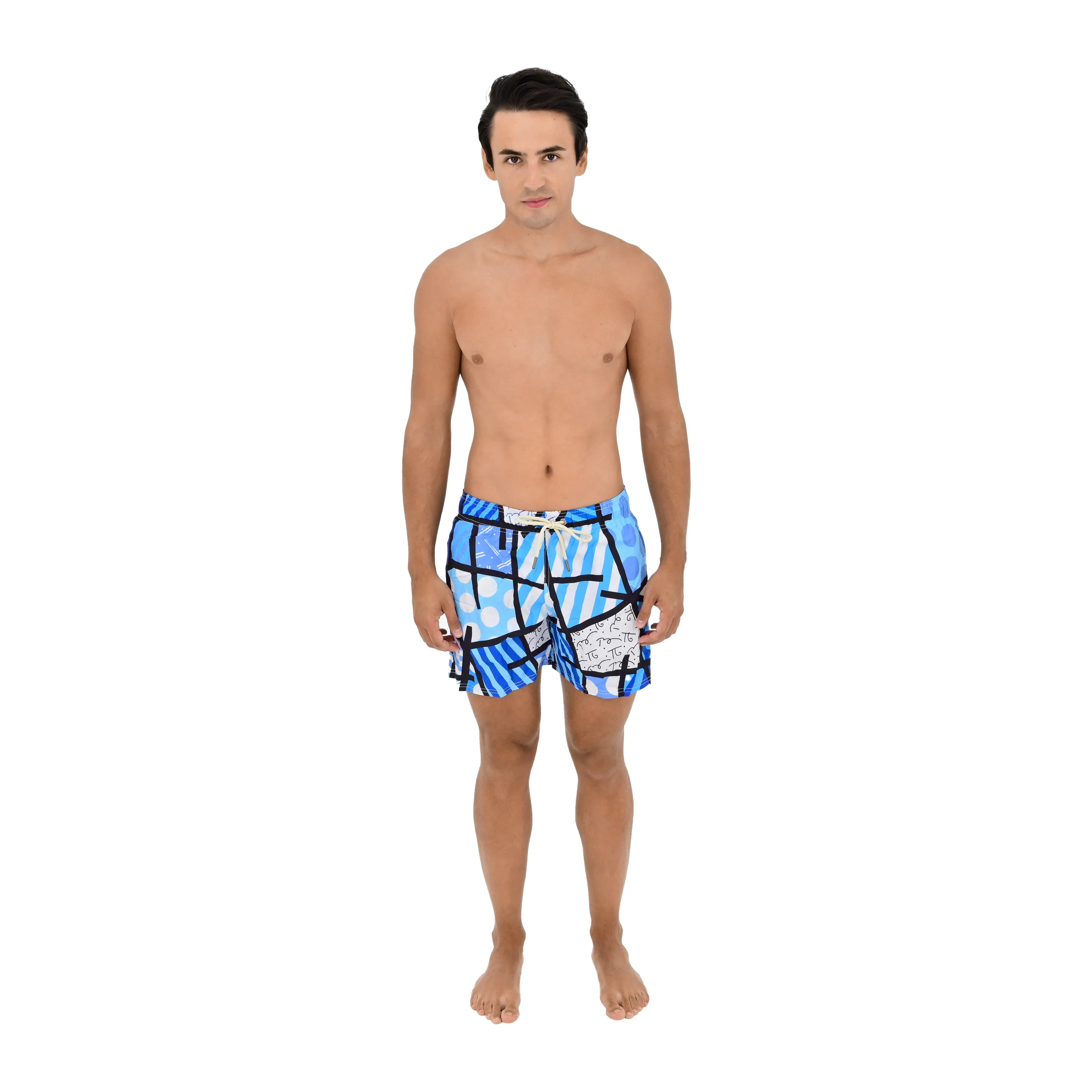 Limited Edition - BRITTO®  Shorts - BLUE LANDSCAPE - MEN