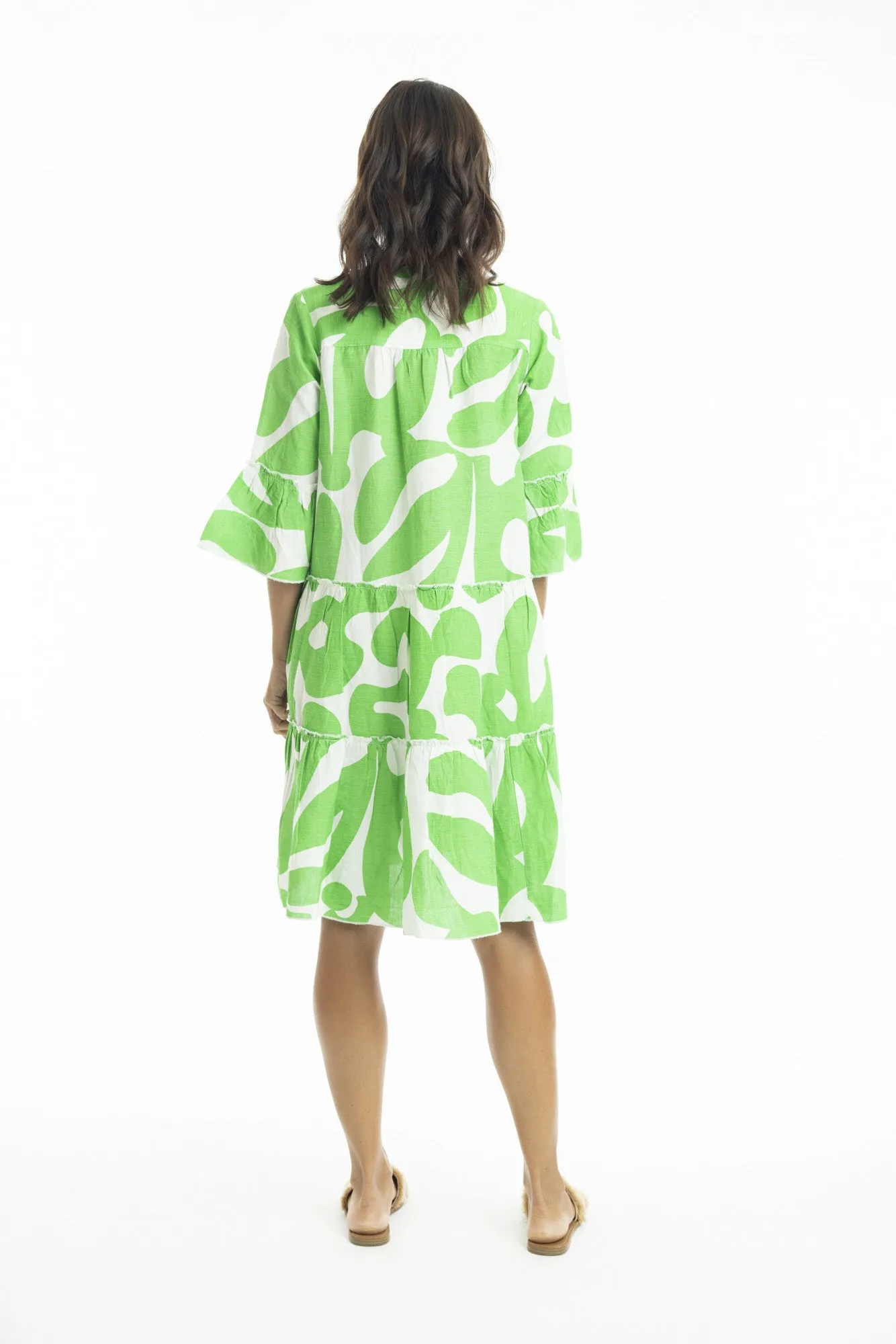 Linen Dress layers 3/4 lv