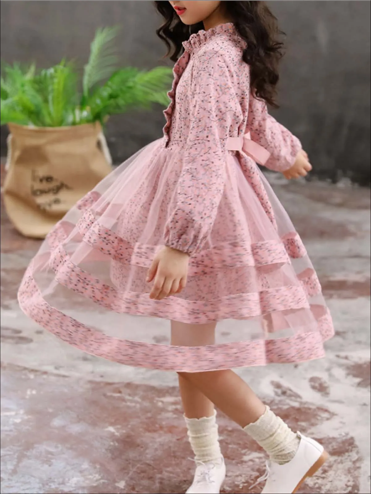 Love At First Sight Sheer Tulle Dress