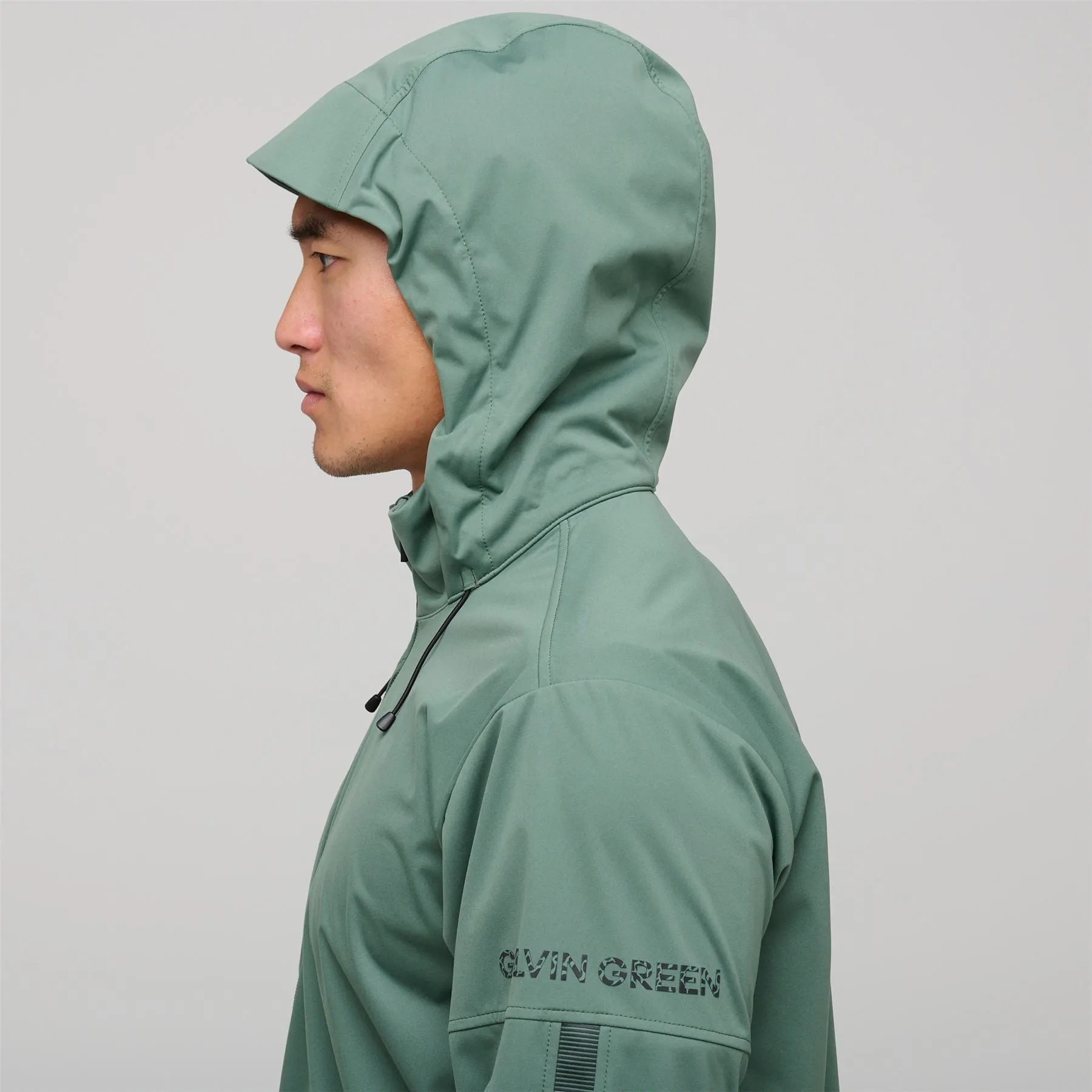 Luke CONCEPT Hooded Windproof Jacket Duck Green - 2024