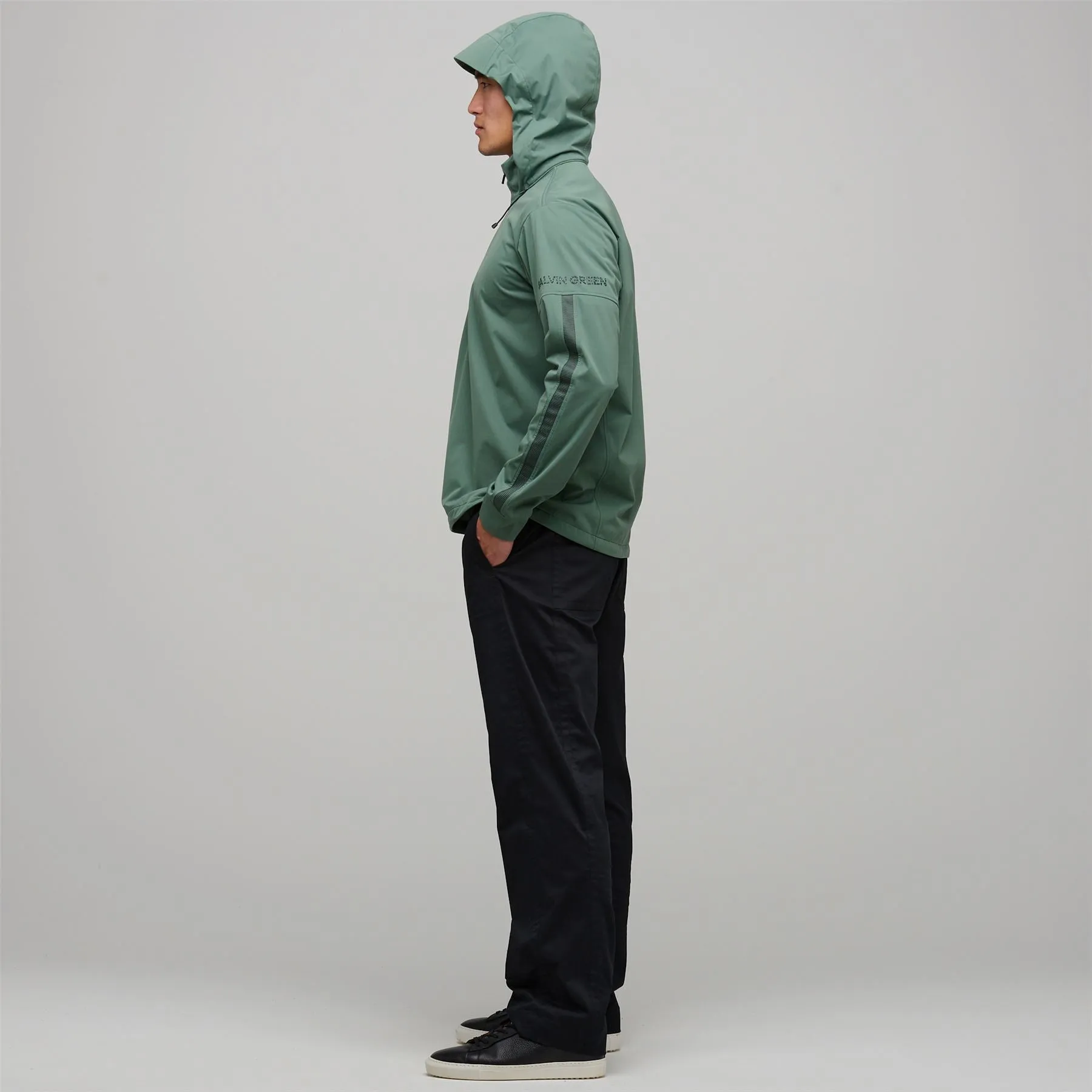 Luke CONCEPT Hooded Windproof Jacket Duck Green - 2024