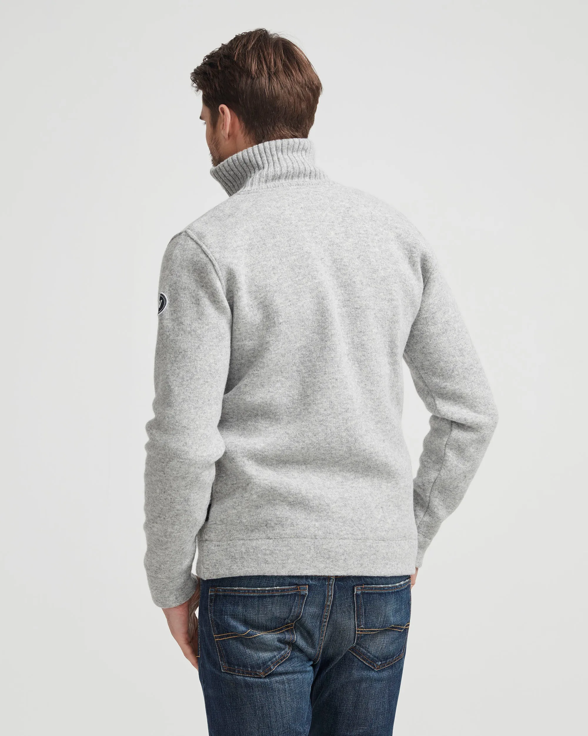 Mans Windproof- Grey Mel.