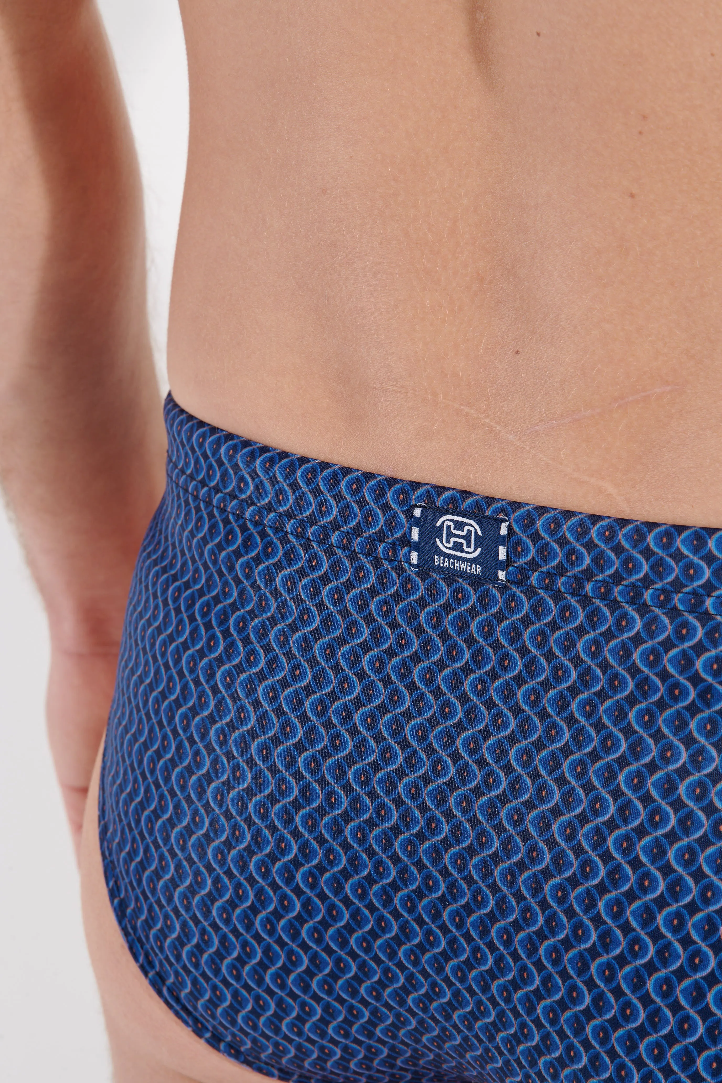 Morny Swim Mini Briefs | Navy Prin 402773-I0ra