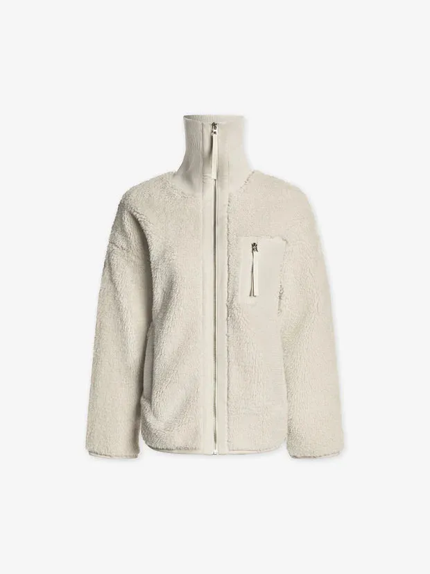 Myla Zip Through Jacket - Sandshell