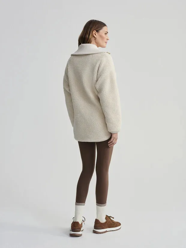 Myla Zip Through Jacket - Sandshell