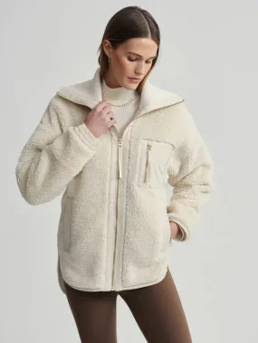 Myla Zip Through Jacket - Sandshell