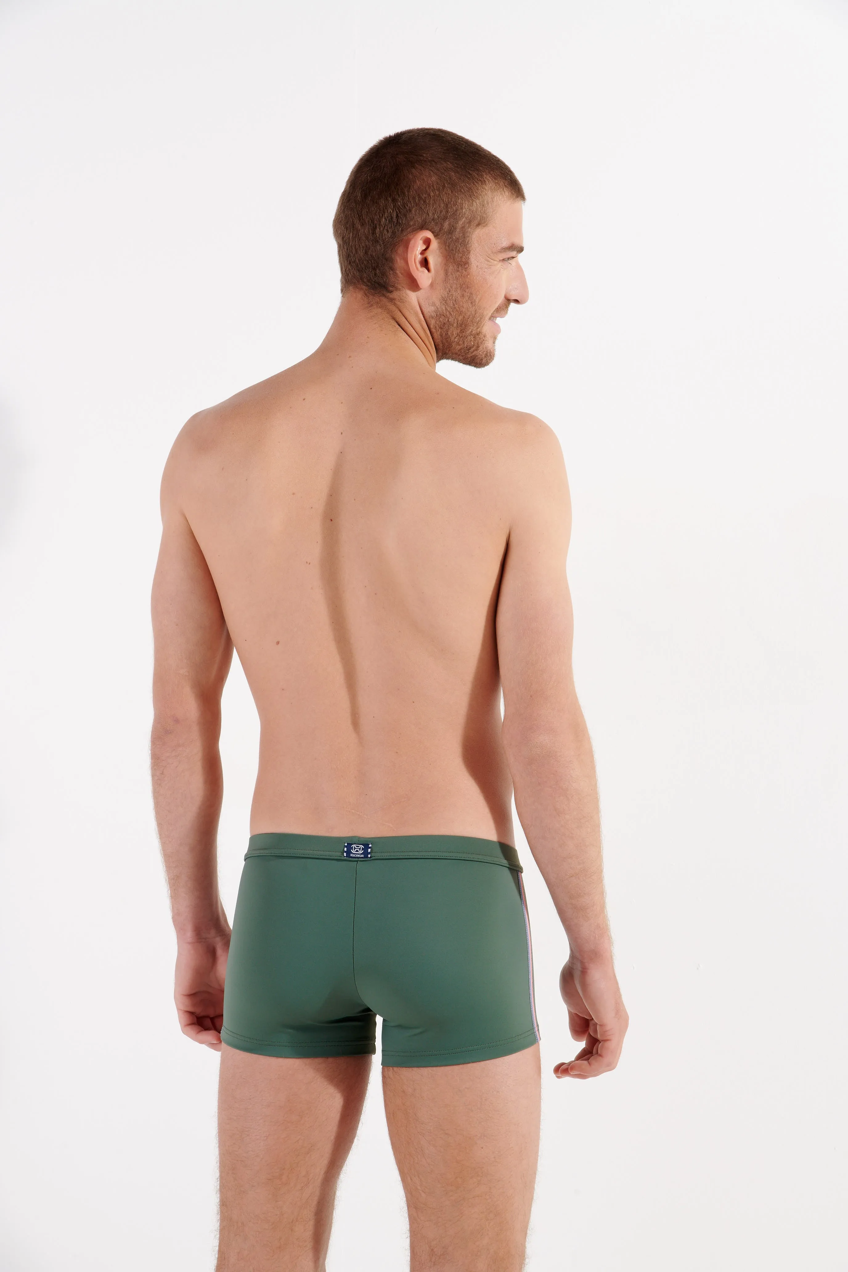 Nautical Cup Swim Shorts | Khaki Green 402756-00xd