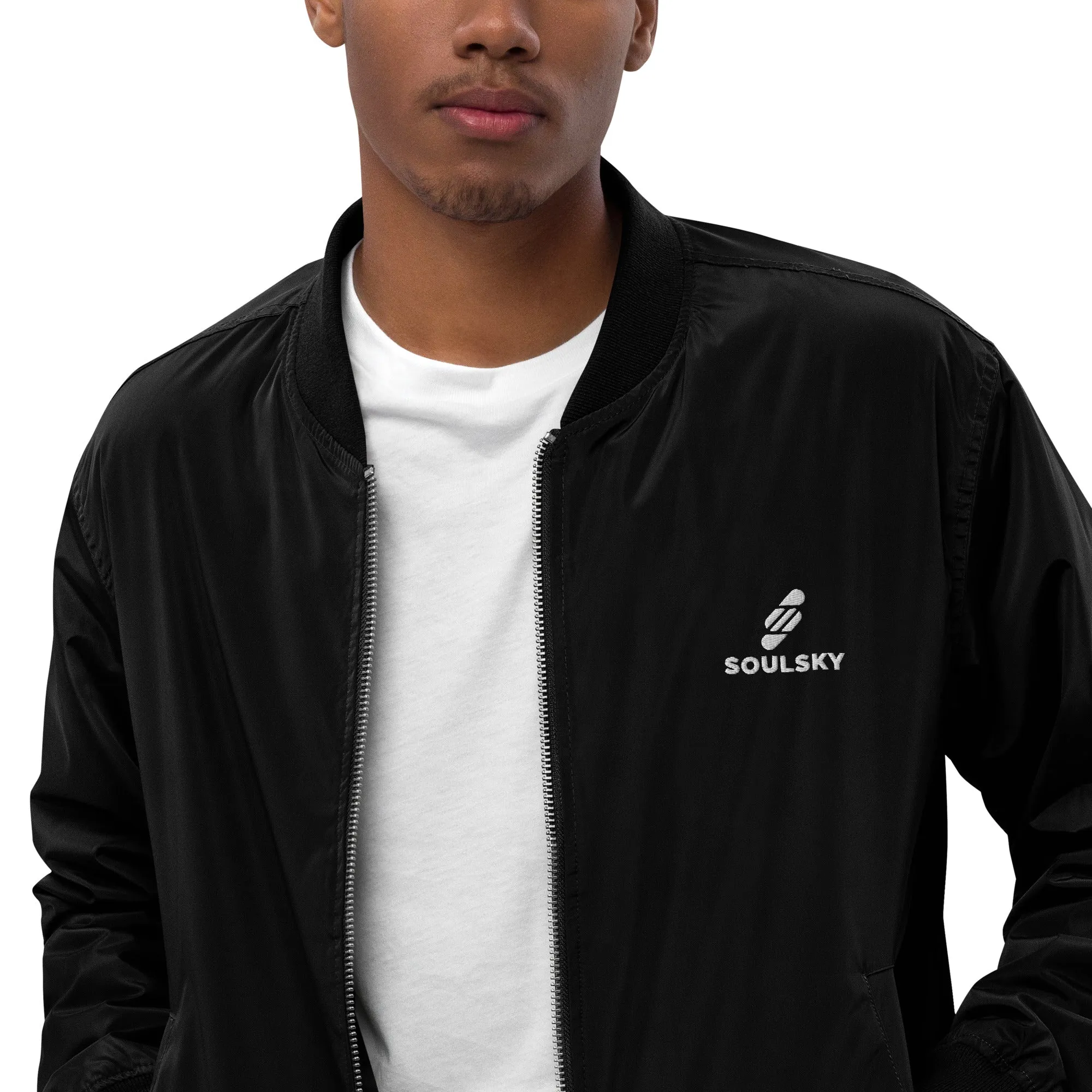 NEVER LOSE HOPE Premium Bomber Jacket - Black