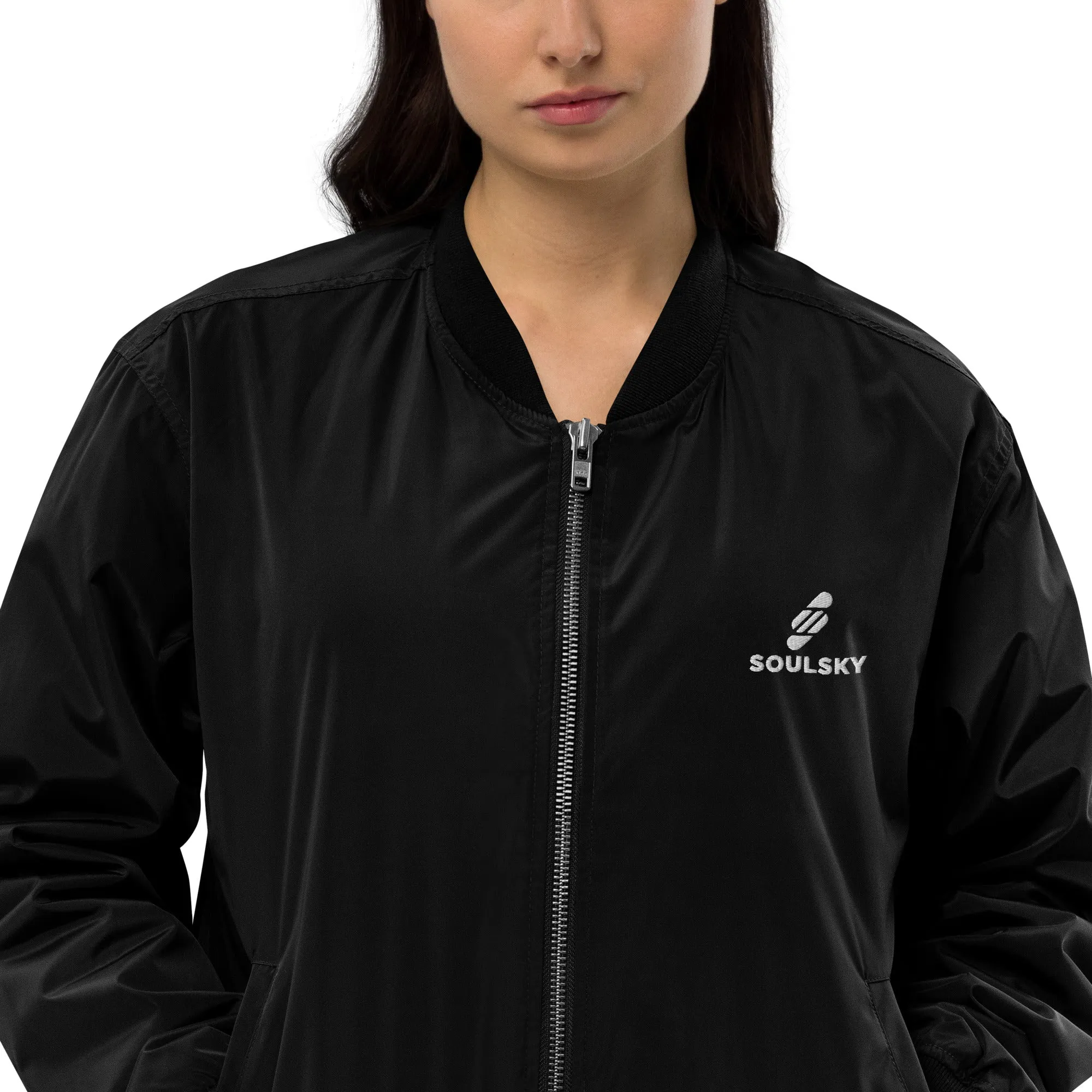 NEVER LOSE HOPE Premium Bomber Jacket - Black